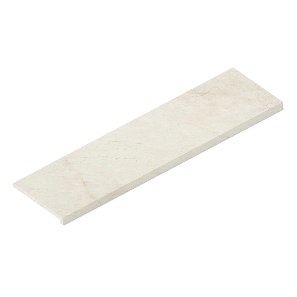 Margelle de piscine effet Marbre Blanc Calacatta Divino 120x33x2 cm Bord Droit avec retombée Montira