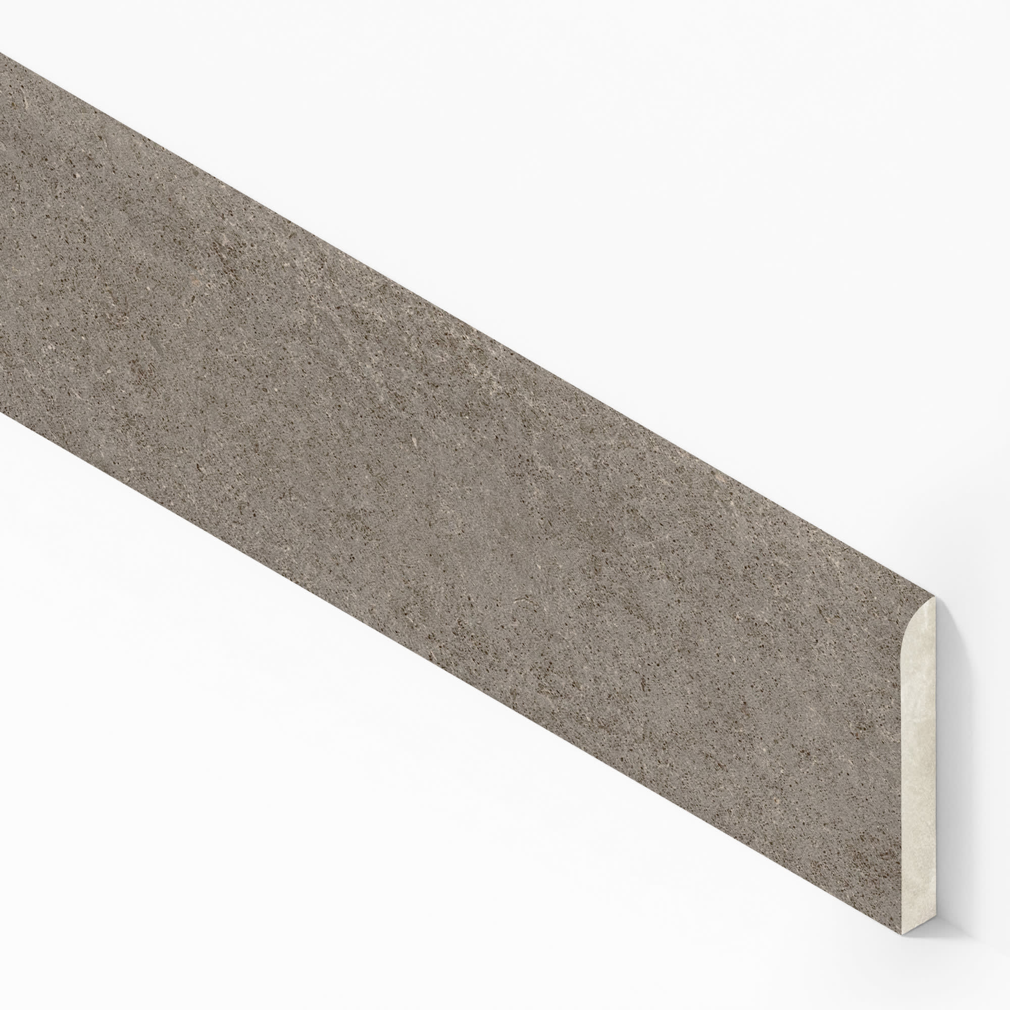 Plinthe carrelage effet Pierre Calcaire Gris Taupe 60x7,2 cm Mat Domella