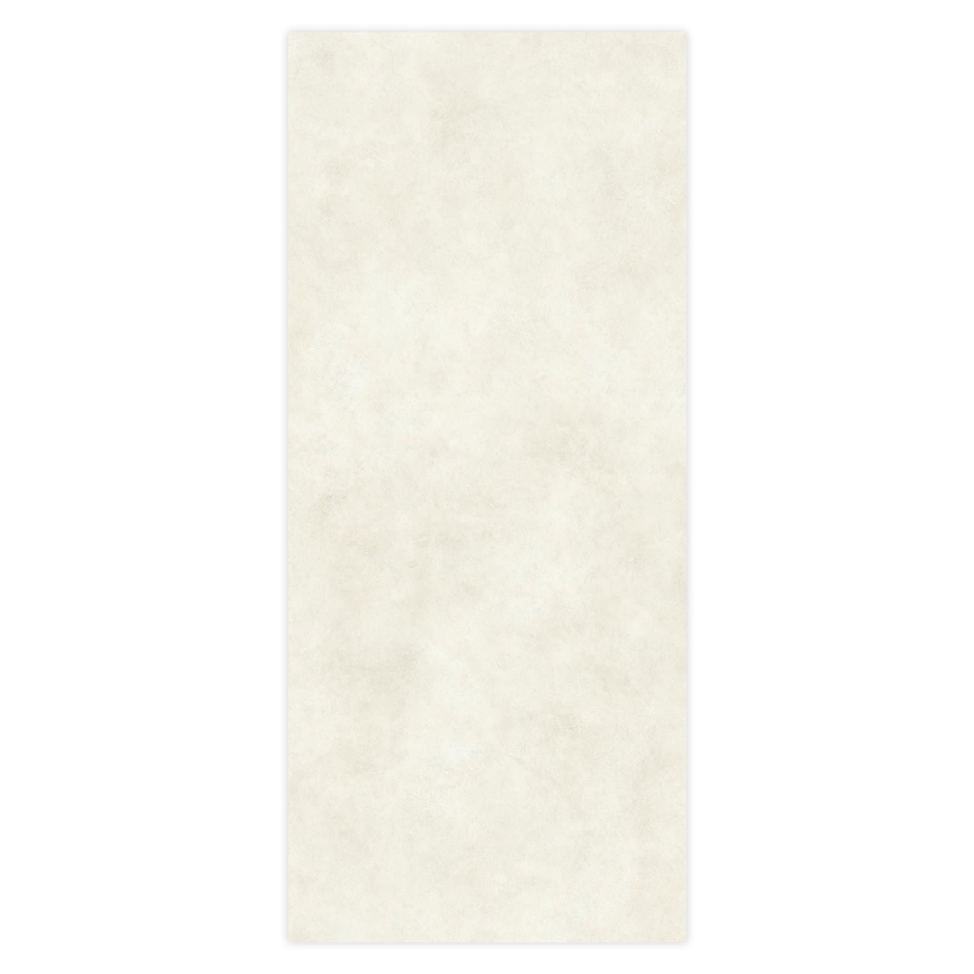 Carrelage effet Béton Blanc Sable 278x120x0,6 cm Mat Stavira - Mur intérieur