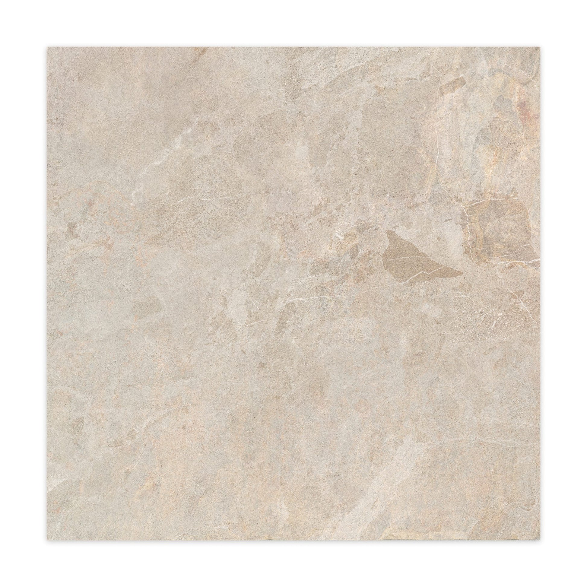 Carrelage effet Pierre Beige Sable 100x100x0,8 cm In&Out Serdano - Sol et mur intérieur et Sol extérieur