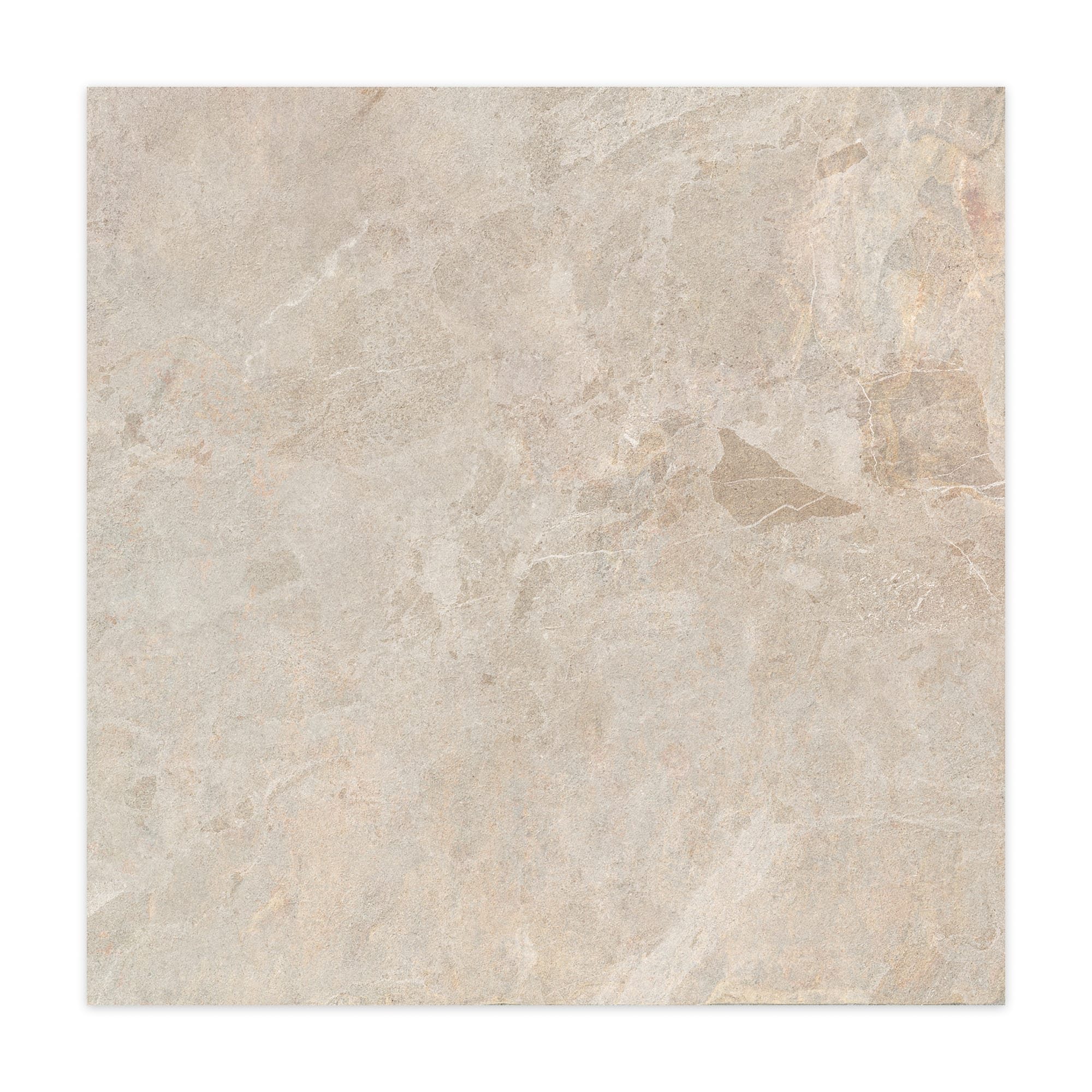 Carrelage effet Pierre Beige Sable 100x100x0,8 cm In&Out Serdano - Sol et mur intérieur et Sol extérieur