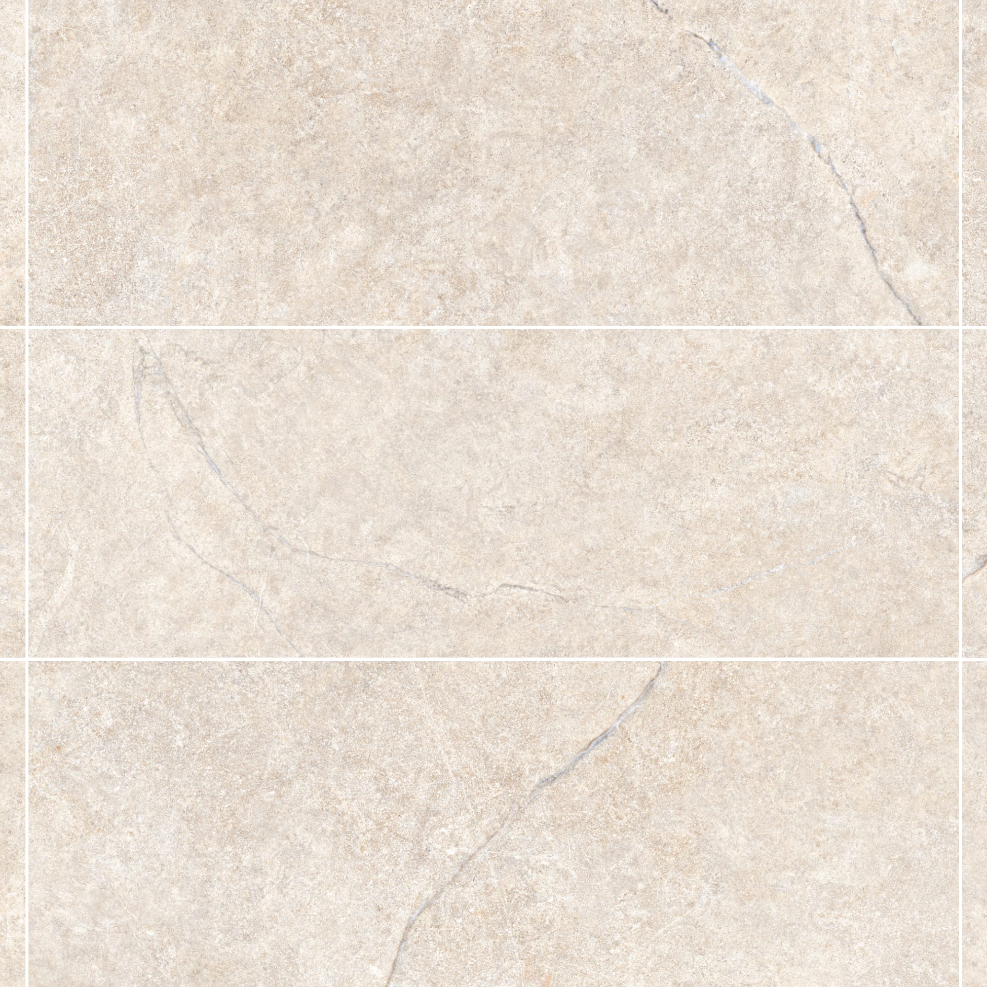 Carrelage effet Pierre Beige Coquille 100x33,3x0,86 cm Torvane - Mur intérieur