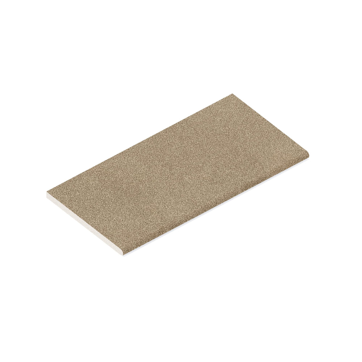 Margelle de piscine effet Béton Beige Terre 60x30x2 cm Bord 1/2 Rond Vetrano
