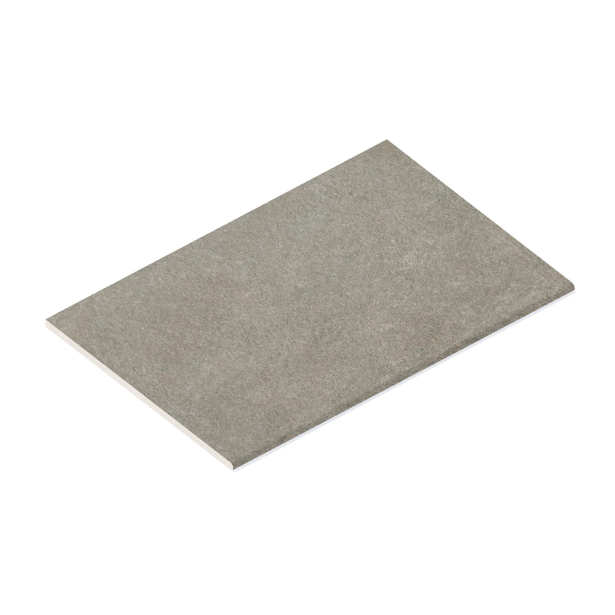 Margelle de piscine effet Pierre Quartzite Gris Cendré 90x60x2 cm Bord 1/2 Rond Venturo