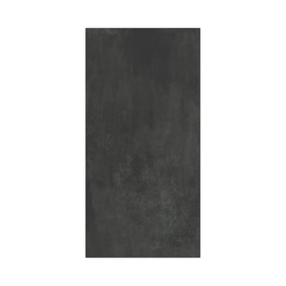 Carrelage effet Béton Gris Nuit 240x120x0,9 cm Mat Gravino - Mur intérieur