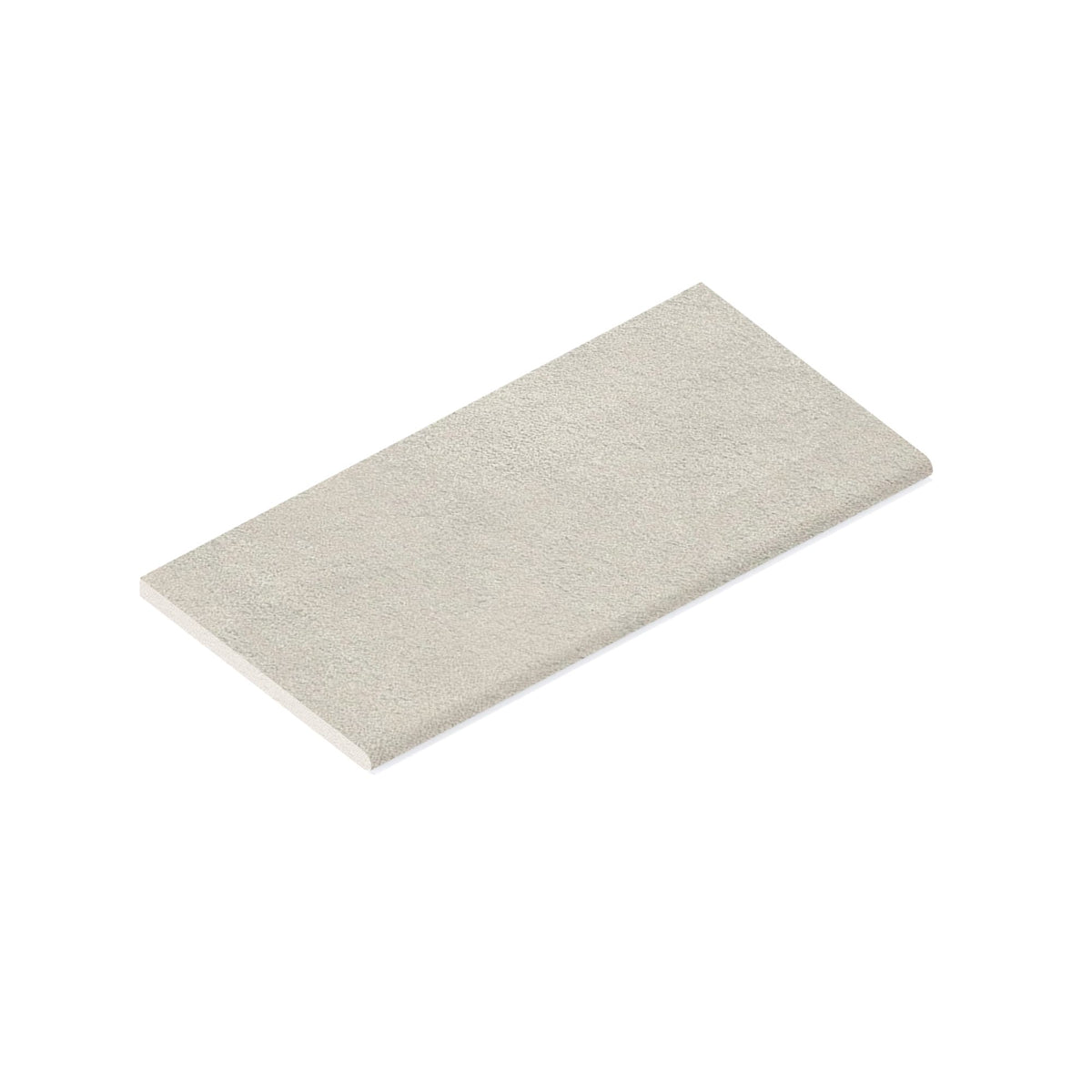 Margelle de piscine effet Béton Gris Perle 60x30x2 cm Bord 1/2 Rond Stavira