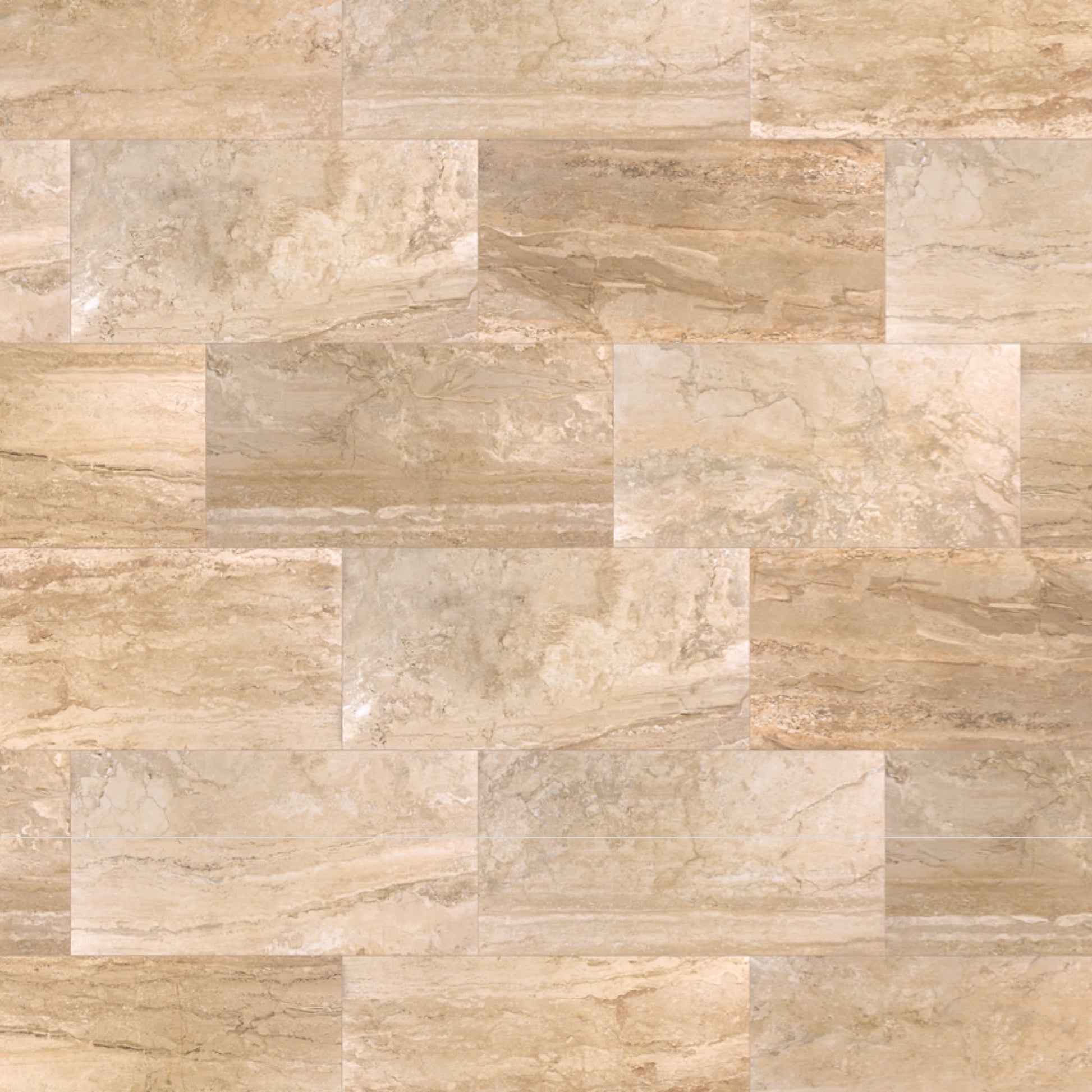 Carrelage Piscine effet Travertin Beige 62,6x31x0,9 cm Capri