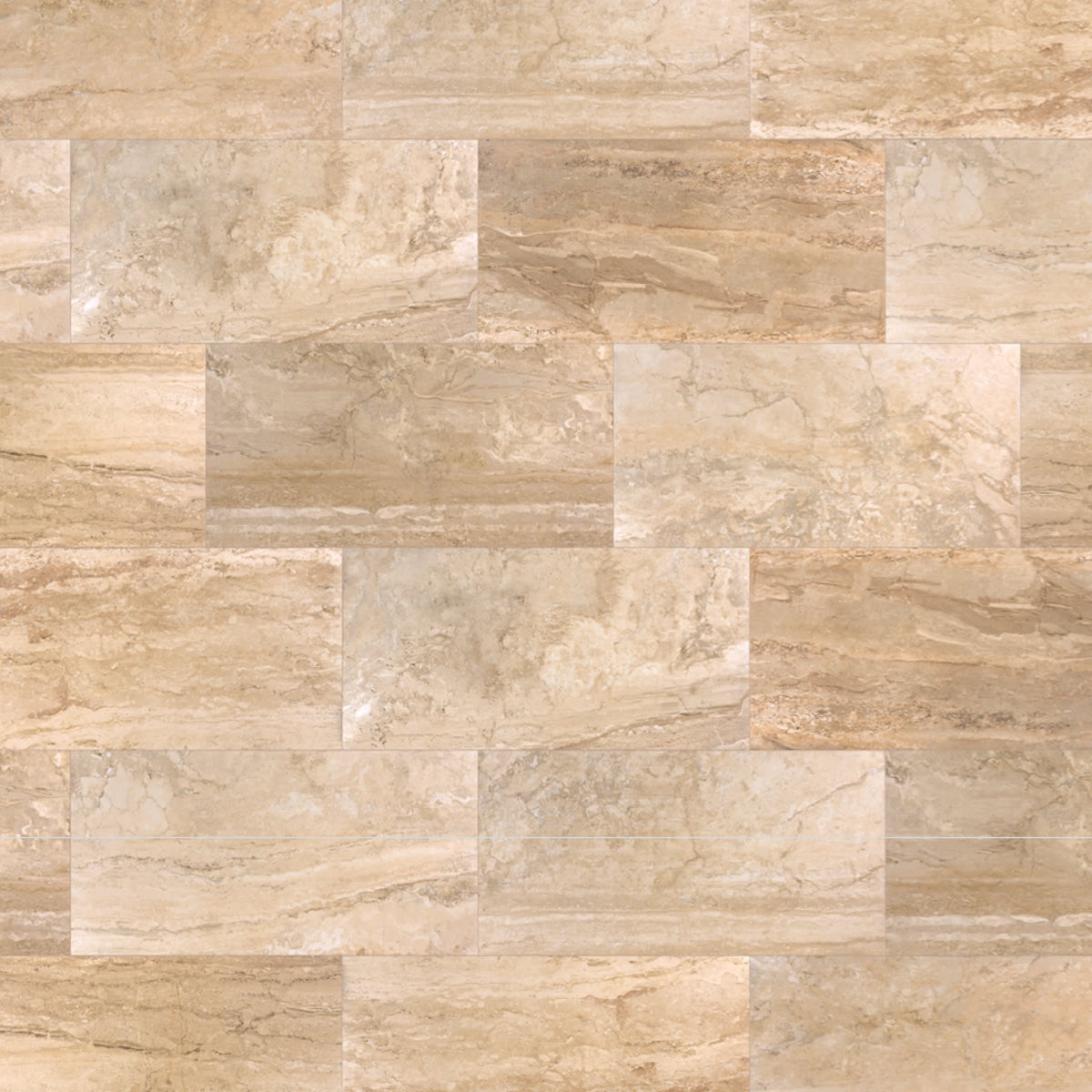 Carrelage Piscine effet Travertin Beige 62,6x31x0,9 cm Capri