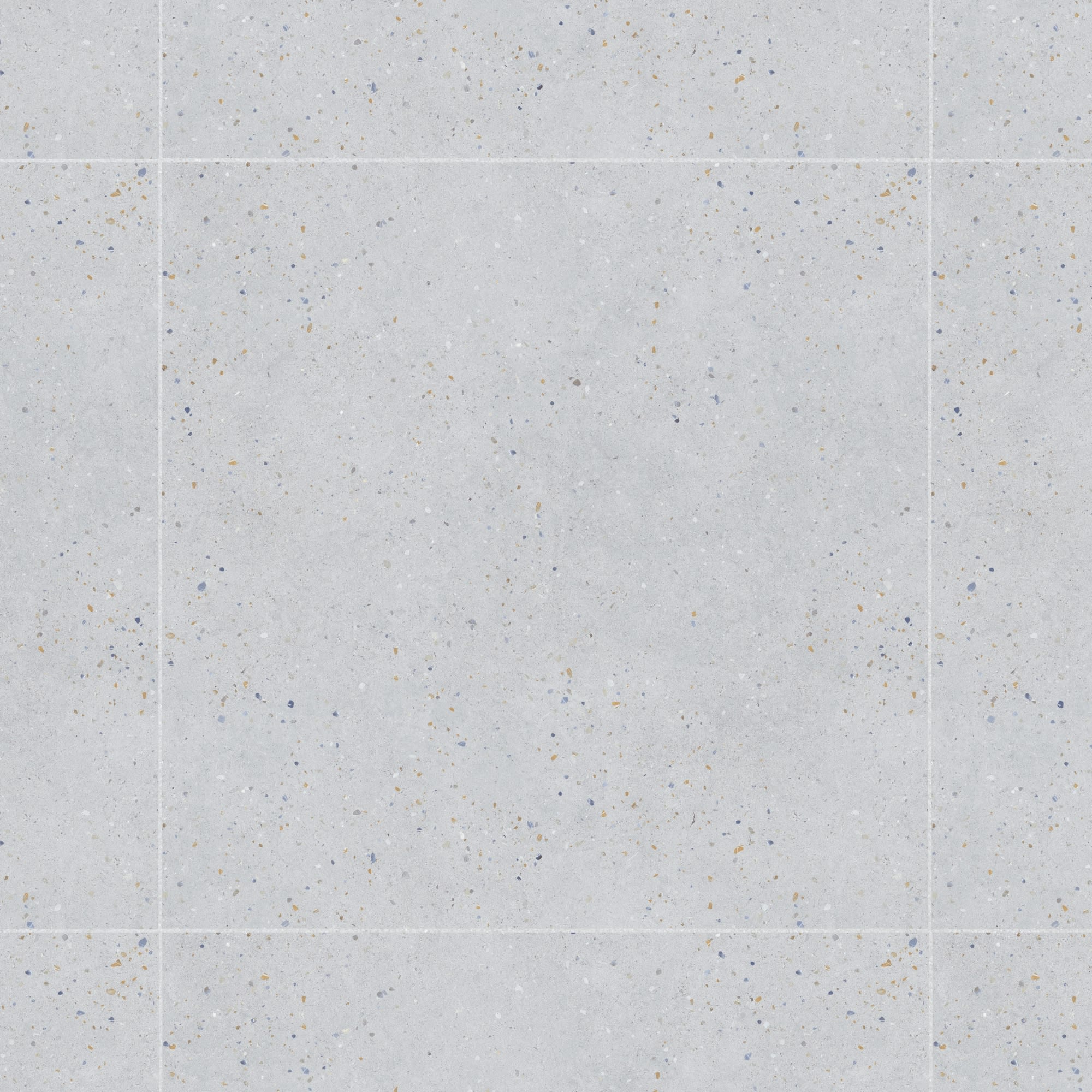Carrelage effet Terrazzo Gris Clair 90x90x0,9 cm Soreli - Sol et mur intérieur