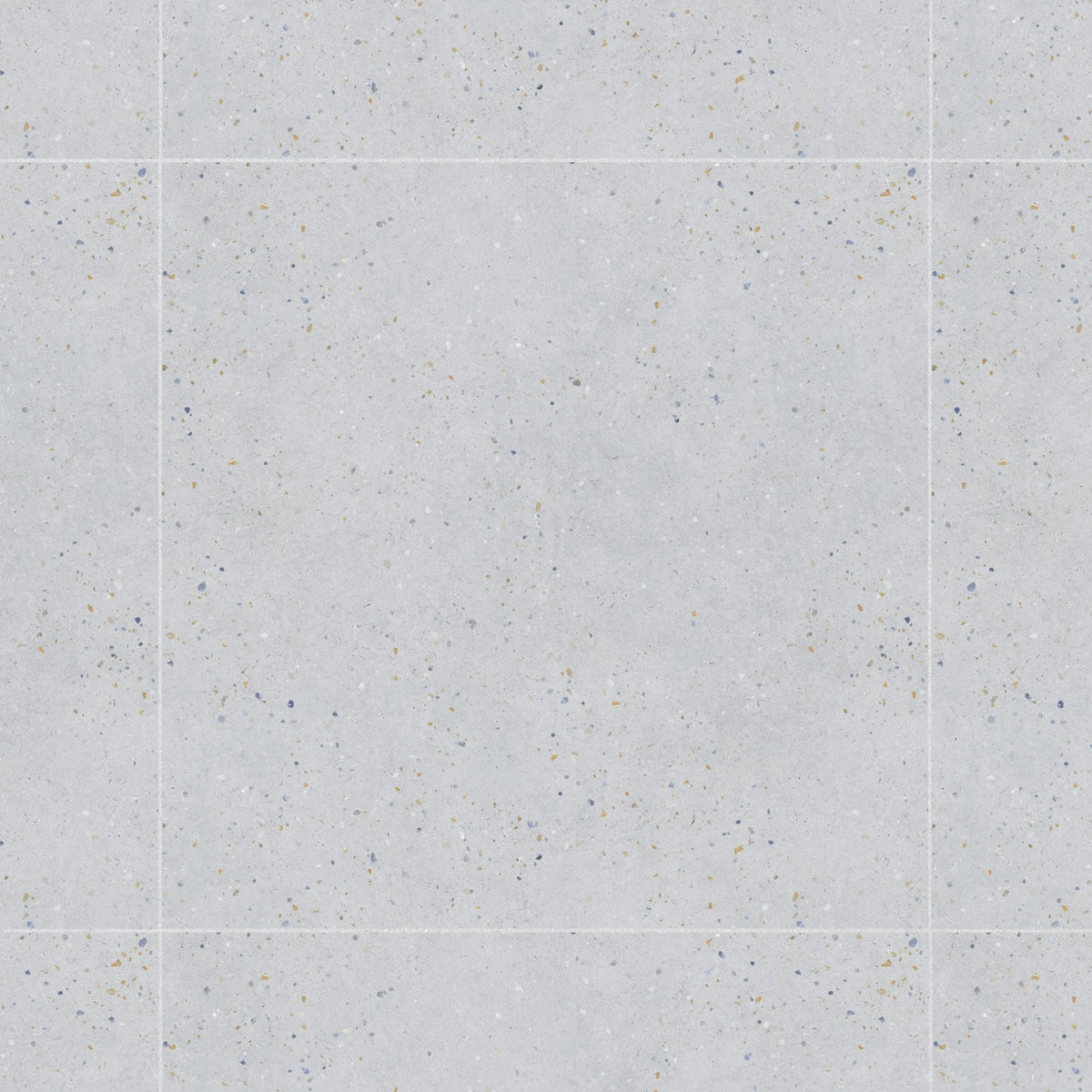 Carrelage effet Terrazzo Gris Clair 90x90x0,9 cm Soreli - Sol et mur intérieur