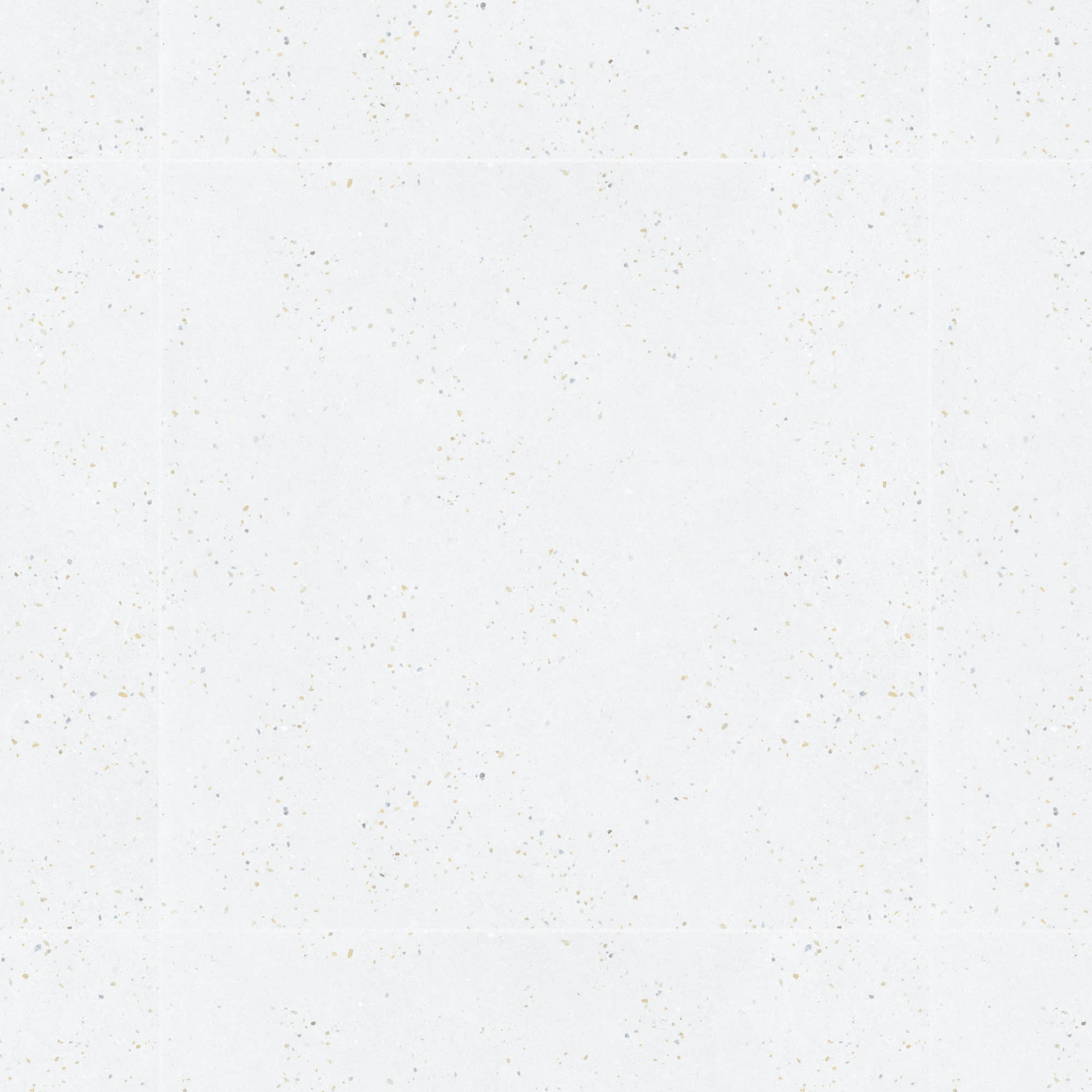 Carrelage effet Terrazzo Blanc Grisé 90x90x0,9 cm Soreli - Sol et mur intérieur