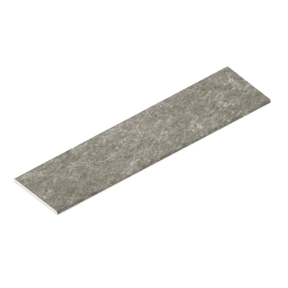 Couvertine effet Marbre Gris Impérial 120x30x2 cm Bord 1/2 Rond Double Larmier Orsiano