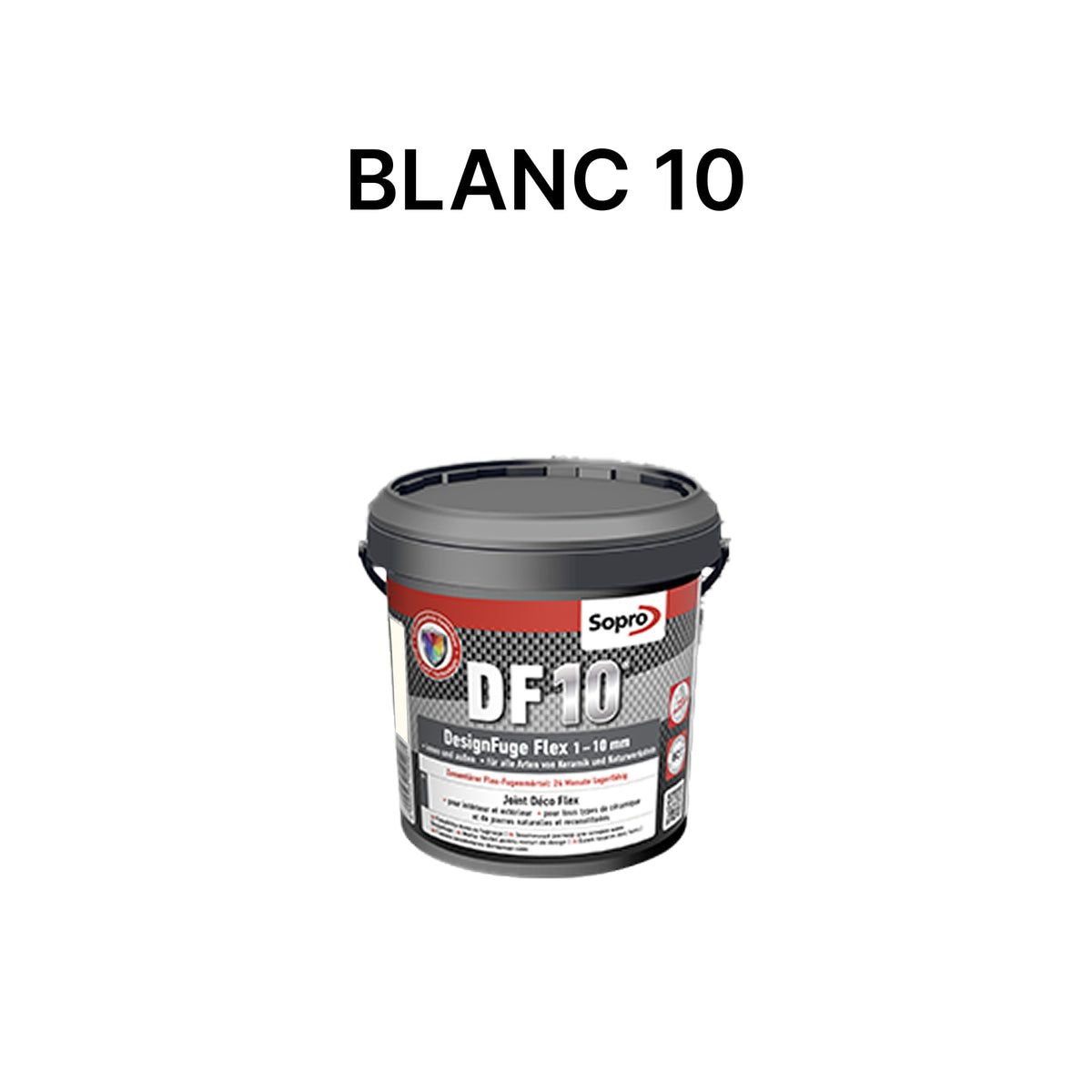 Joint carrelage salle de bains - 1 à 10 mm - Blanc 10 - Sopro DF 10 - 1 kg