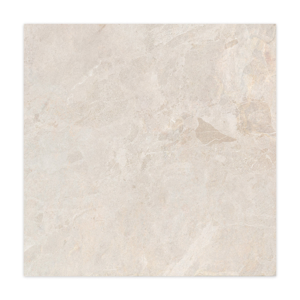 Carrelage effet Pierre Beige Lin 100x100x0,8 cm In&Out Serdano - Sol et mur intérieur et Sol extérieur