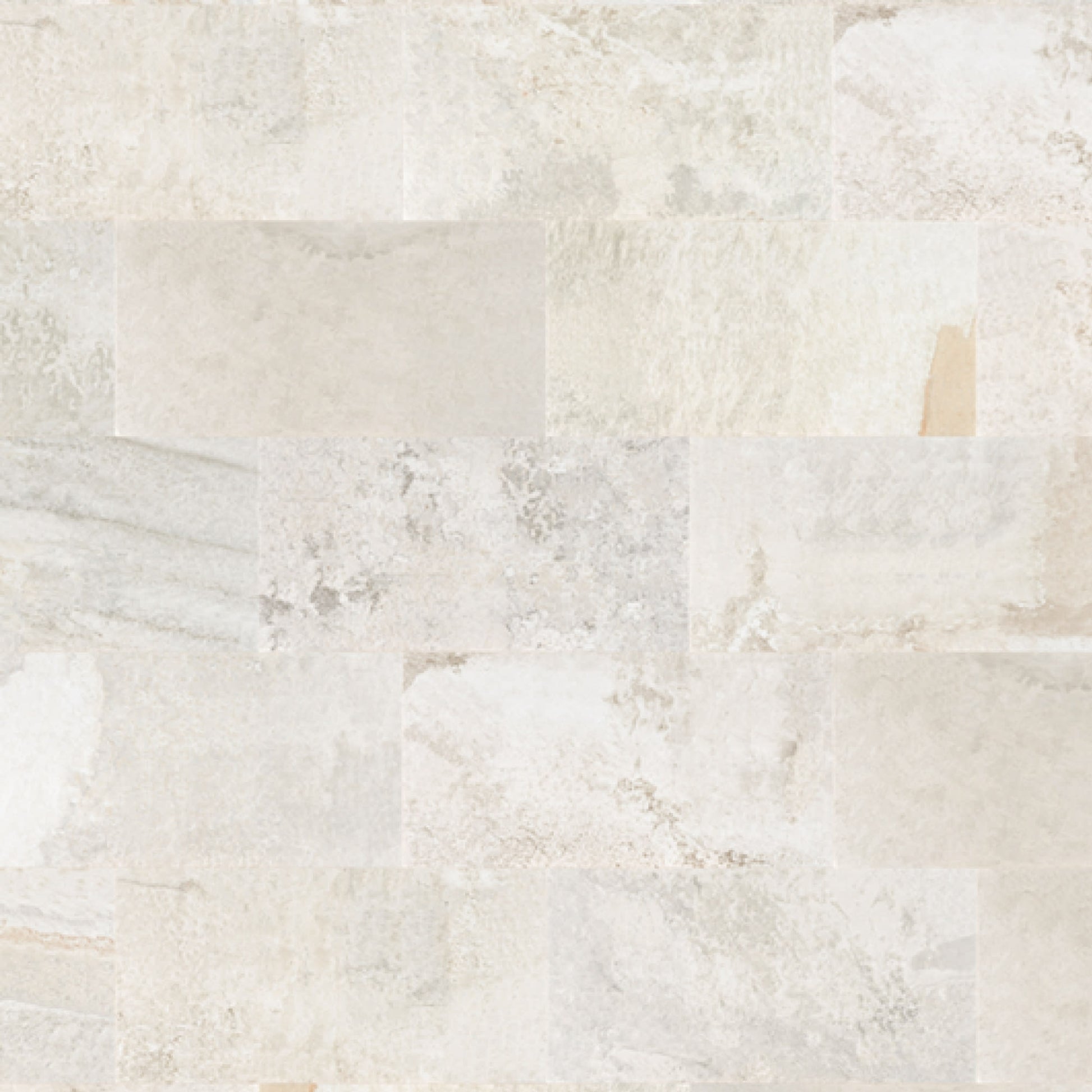 Carrelage effet Pierre de Bali Blanc 97,9x48,8x1 cm Stromboli - Sol extérieur