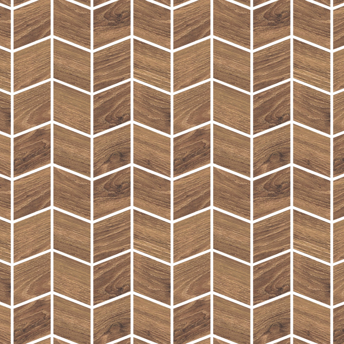 Mosaïque effet Bois Chêne Cuir 27,5x24x1 cm Valdoro - Sol et mur intérieur
