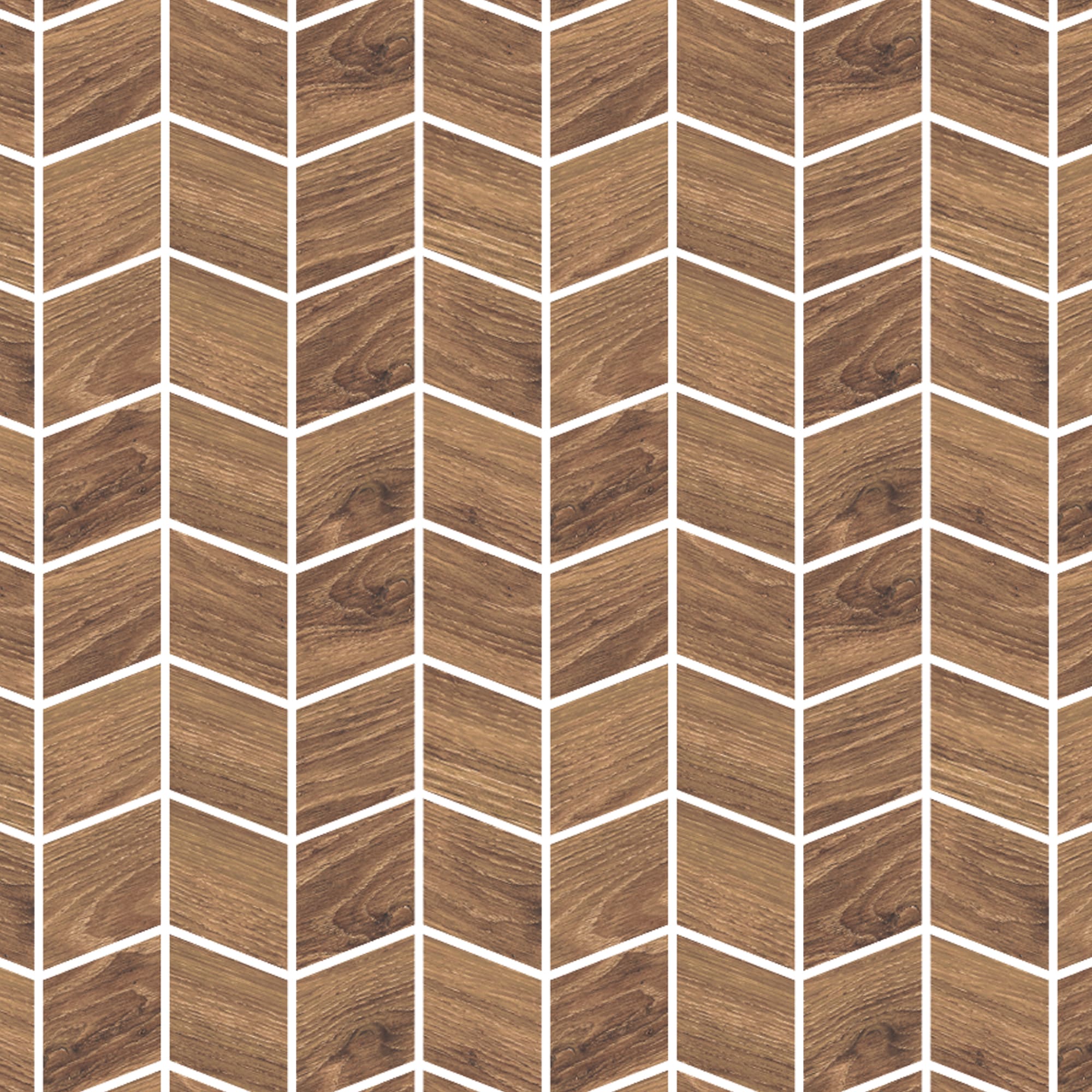 Mosaïque effet Bois Chêne Cuir 27,5x24x1 cm Valdoro - Sol et mur intérieur