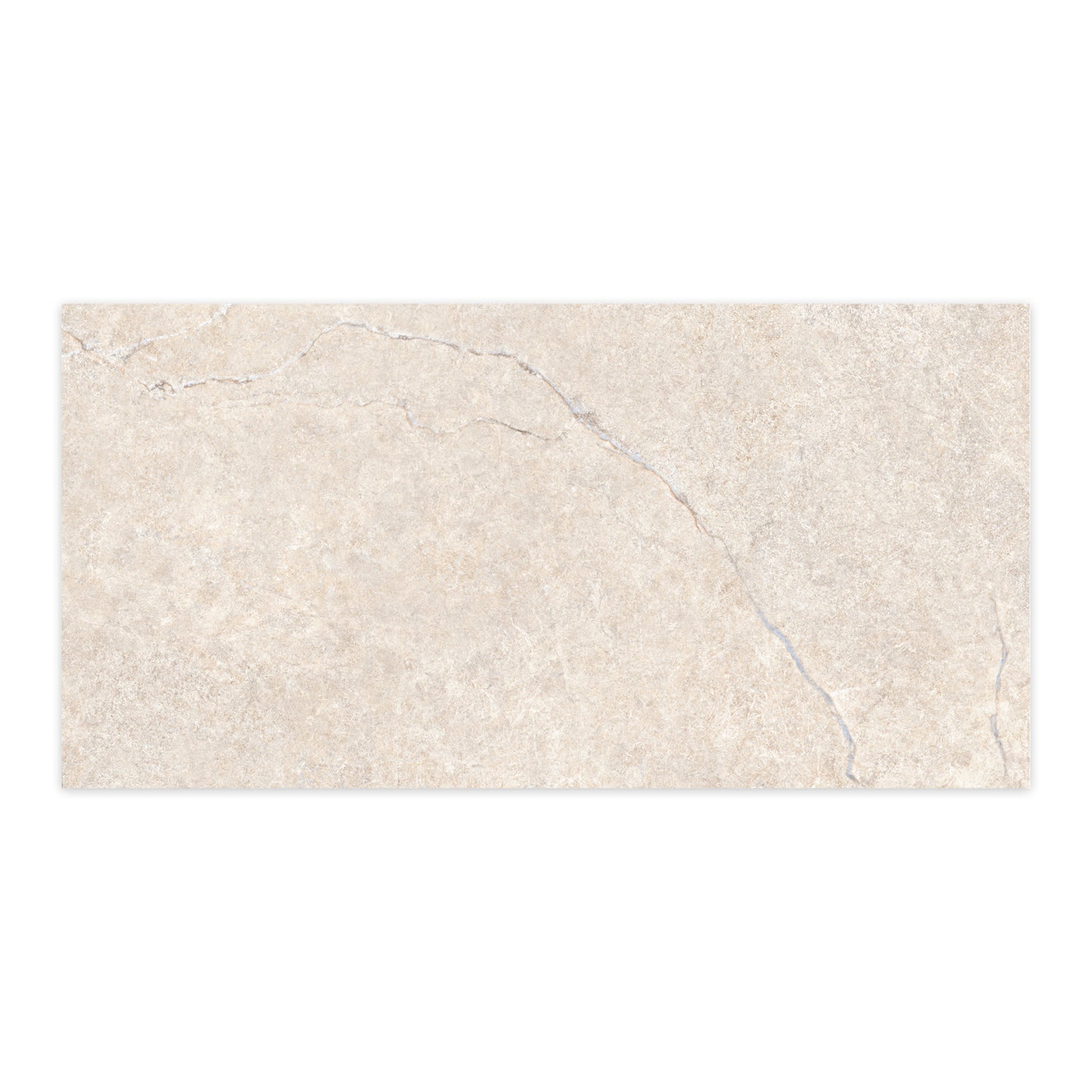 Carrelage effet Pierre Beige Coquille 120x60x0,9 cm In&Out Torvane - Sol et mur intérieur et Sol extérieur