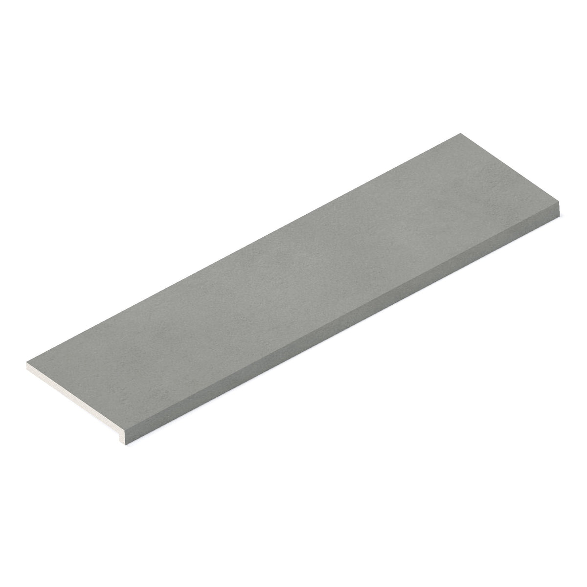 Margelle de piscine effet Béton Gris Cendré 120x33x2 cm Bord Droit avec retombée Montera