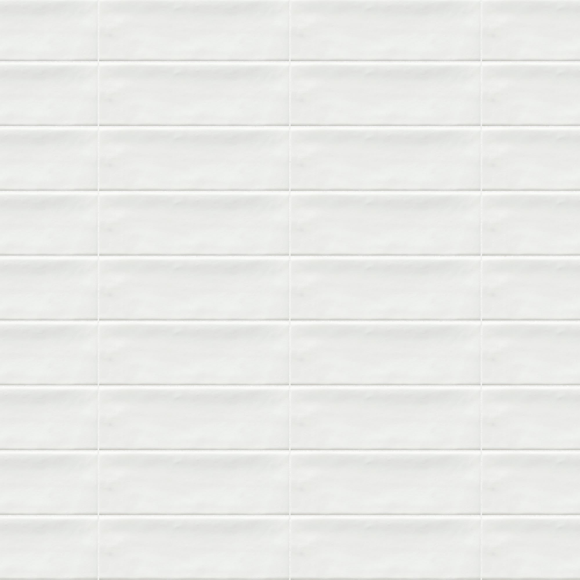 Carrelage effet Zellige Blanc 14,6x4,8x0,8 cm Mat Bravio - Sol et mur intérieur