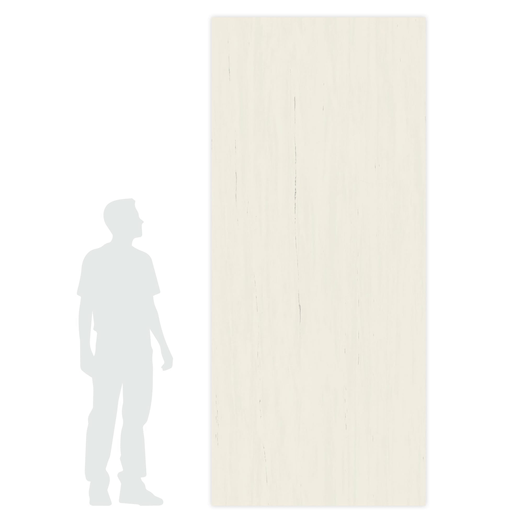 Carrelage effet Marbre Blanc Dolomite 278x120x0,6 cm Mat Marvillo - Mur intérieur
