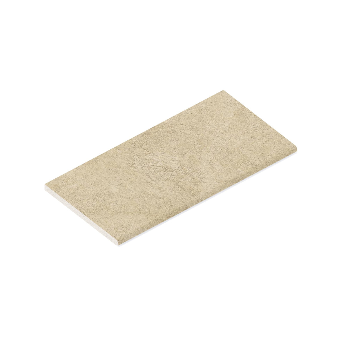 Margelle de piscine effet Pierre Calcaire Beige Sable 60x30x2 cm Bord 1/2 Rond Rocalta