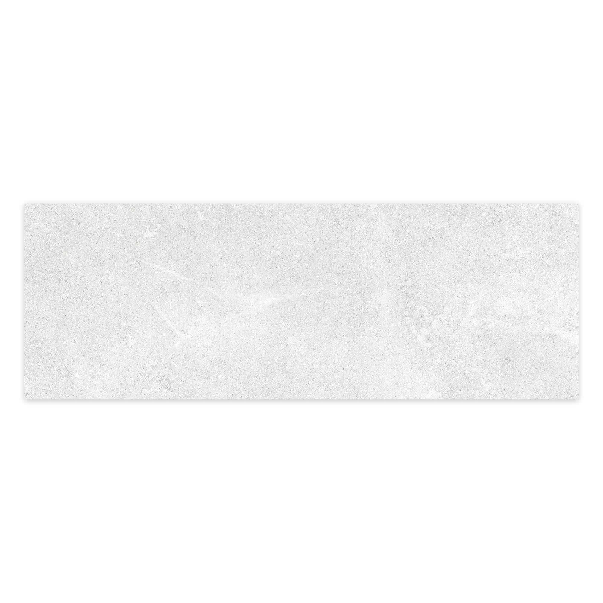 Carrelage effet Pierre Blanc Perle 100x33,3x0,86 cm Luzerio - Mur intérieur