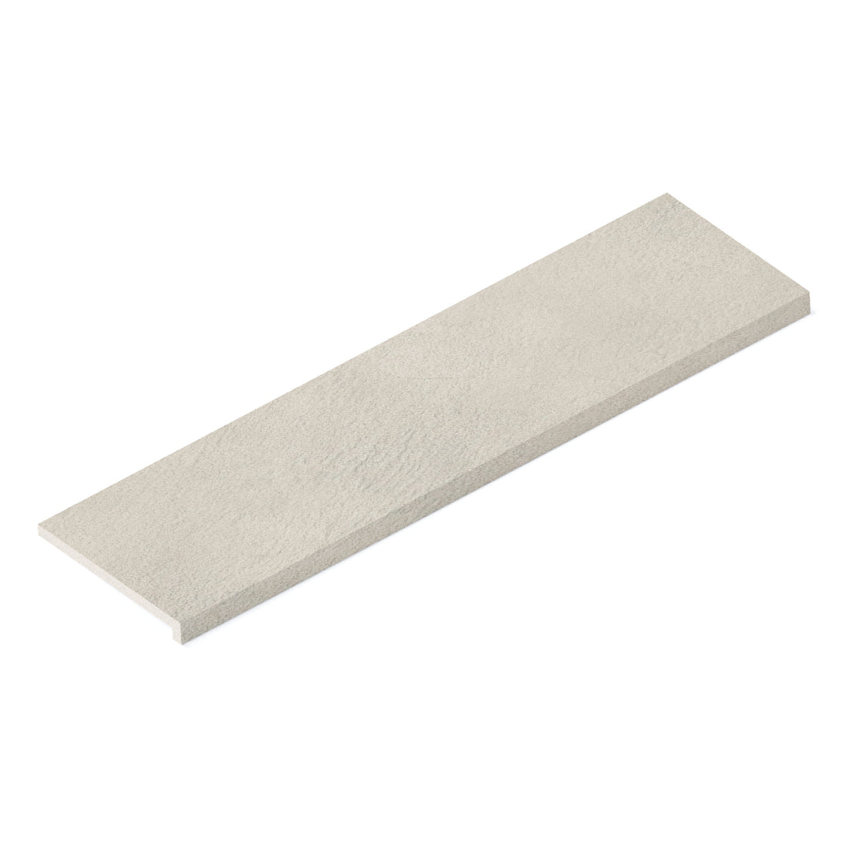 Margelle de piscine effet Béton Gris Perle 120x33x2 cm Bord Droit avec retombée Stavira