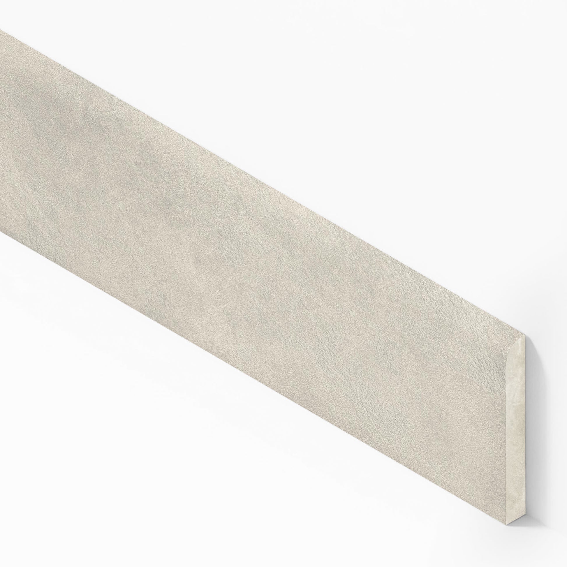 Plinthe carrelage effet Béton Gris Perle 60x7,2 cm Mat Stavira