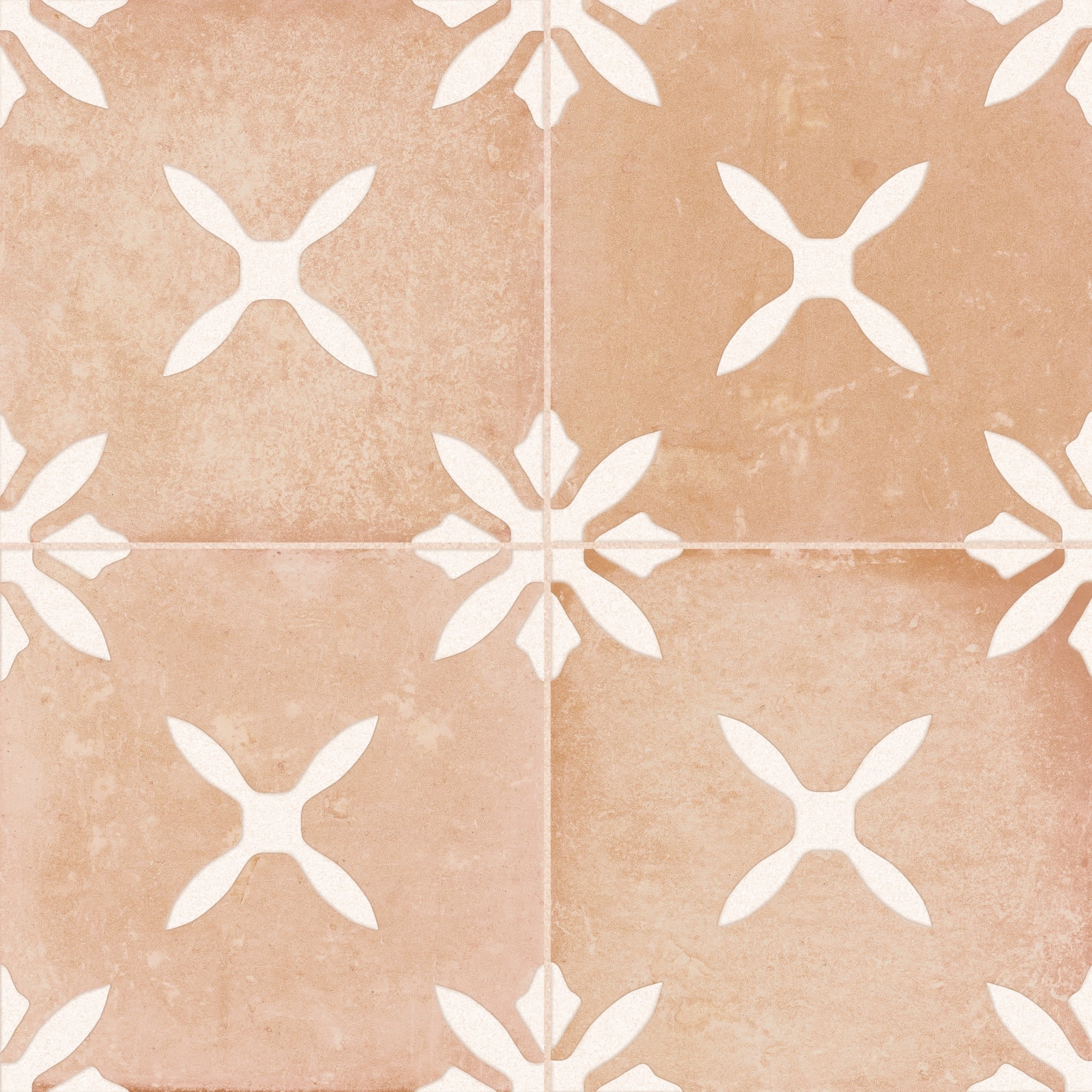 Carrelage effet Terre cuite Meliora Terracotta Argile 22,3x22,3x0,9 cm Argelio - Sol et mur intérieur