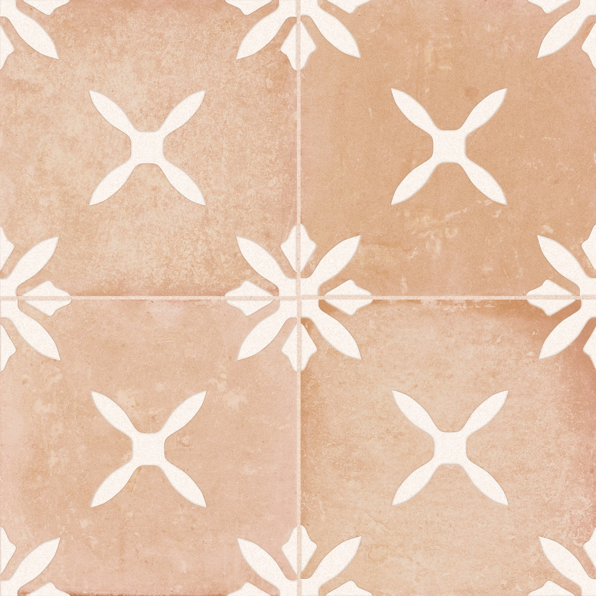 Carrelage effet Terre cuite Meliora Terracotta Argile 22,3x22,3x0,9 cm Argelio - Sol et mur intérieur