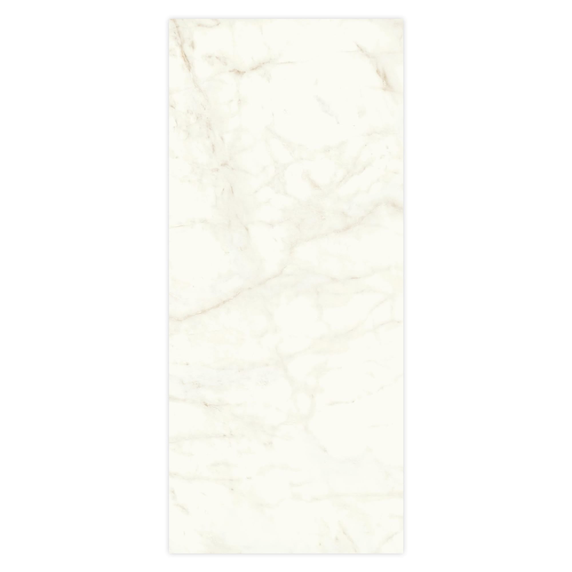 Carrelage effet Marbre Blanc Calacatta Celeste 278x120x0,6 cm Brillant Faventa - Mur intérieur