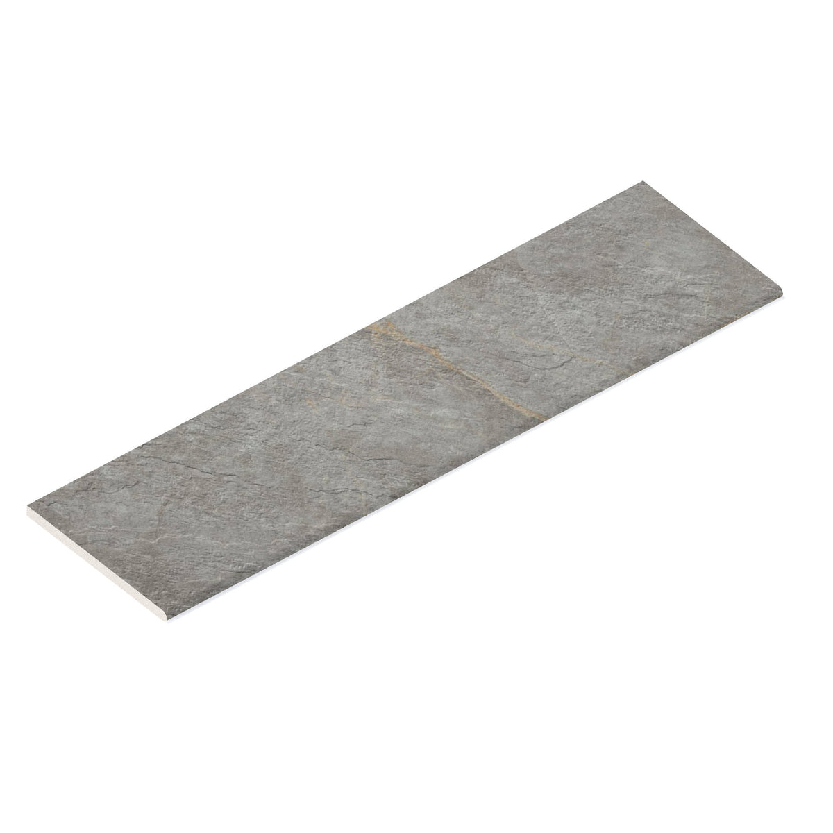 Margelle de piscine effet Marbre Gris Titan 120x33x2 cm Bord 1/2 Rond Montira
