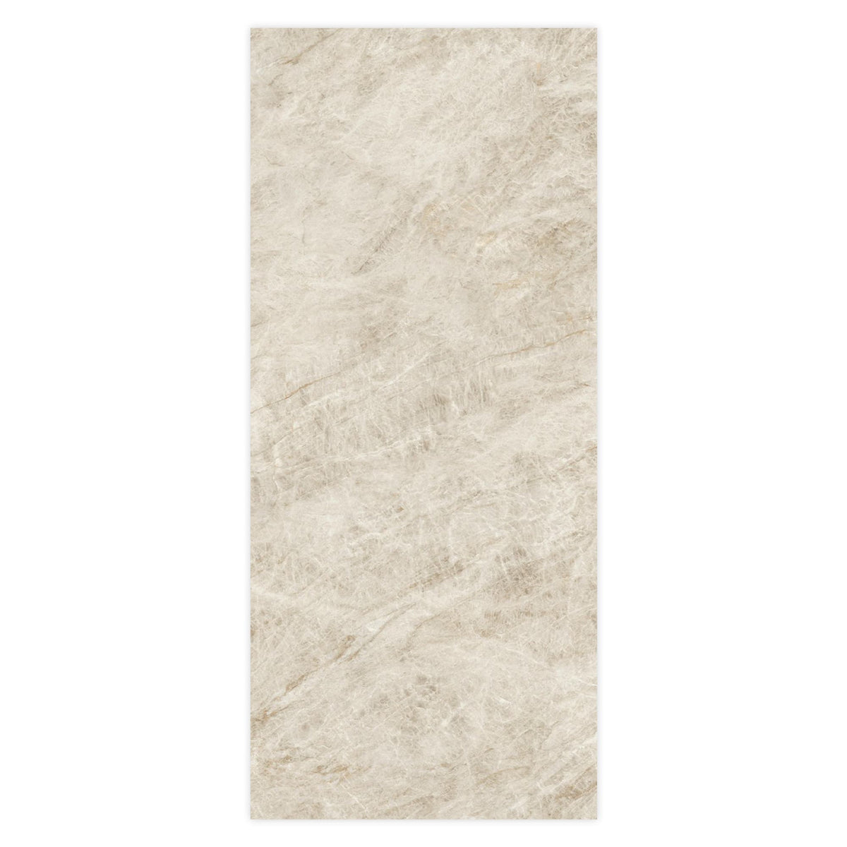 Carrelage effet Marbre Blanc Impérial 278x120x0,6 cm Brillant Sorvella - Mur intérieur