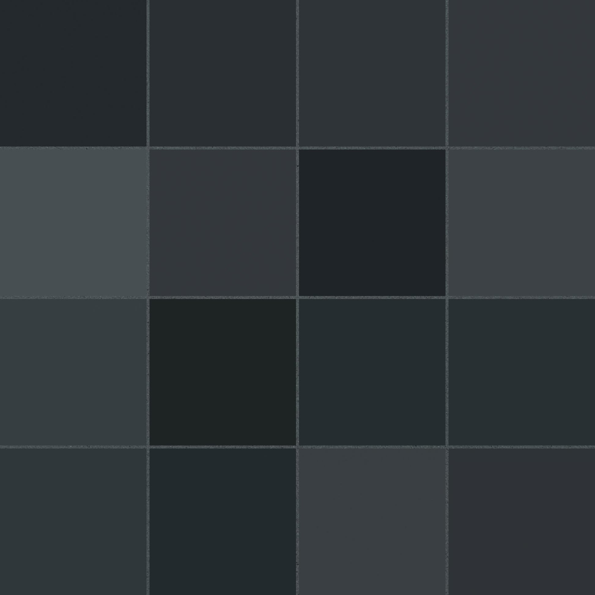 Carrelage effet Zellige Gris Anthracite 12,3x12,3x0,87 cm Cubriel - Sol et mur intérieur