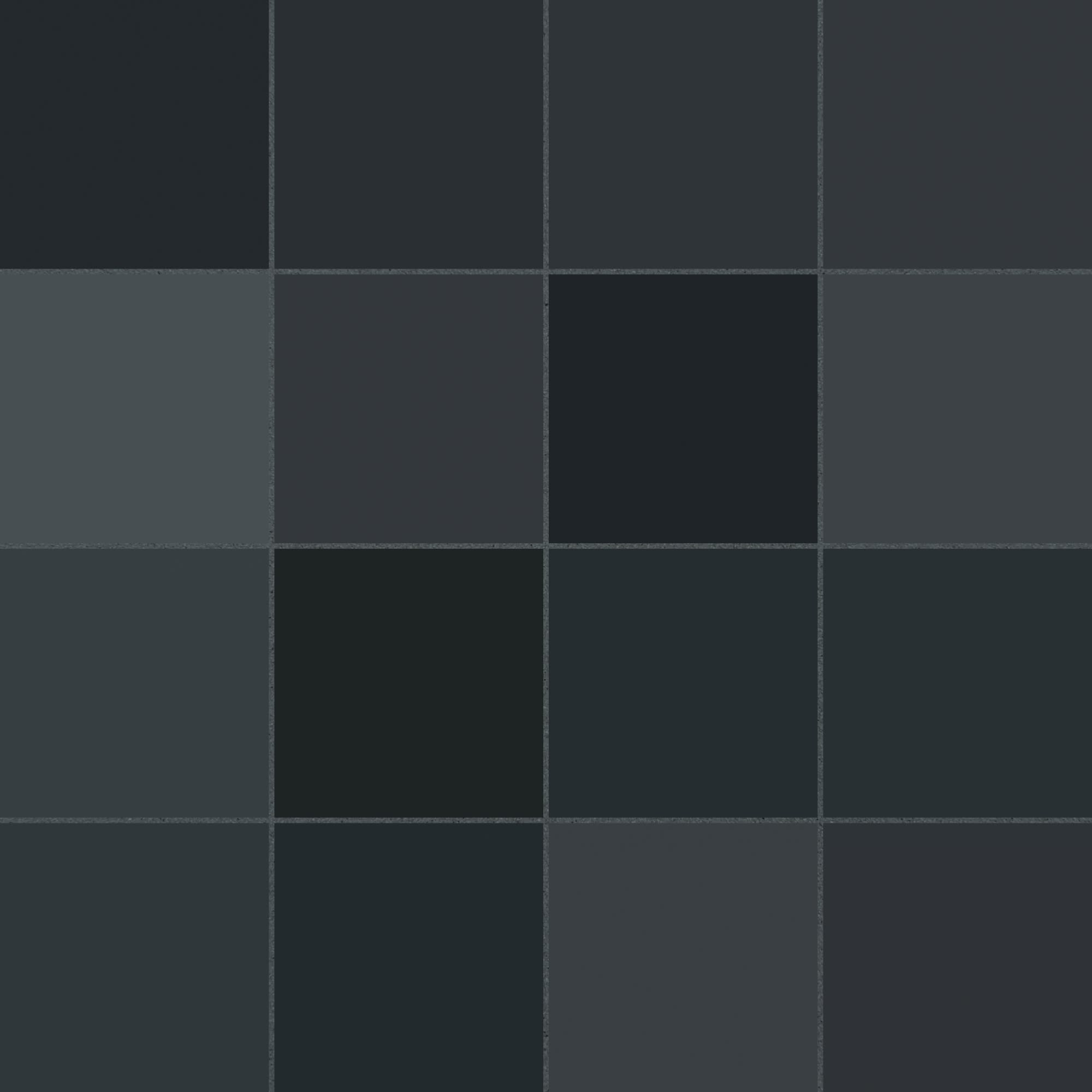 Carrelage effet Zellige Gris Anthracite 12,3x12,3x0,87 cm Cubriel - Sol et mur intérieur