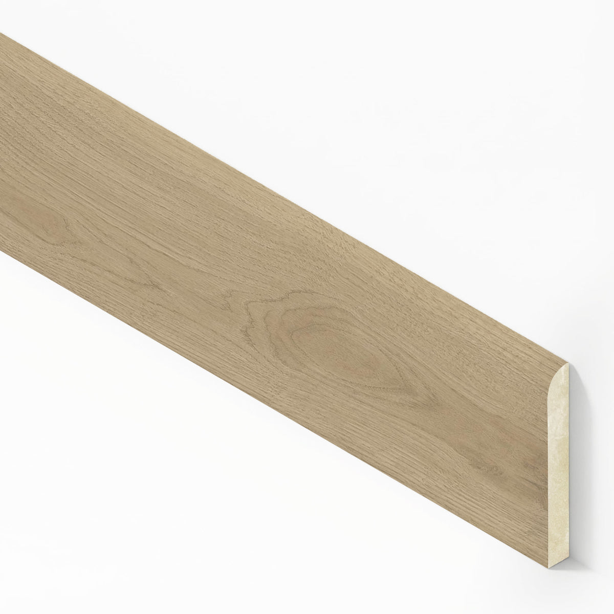 Plinthe carrelage effet Bois Chêne Cendré Rustic 150x7,2 cm Mat Forenza