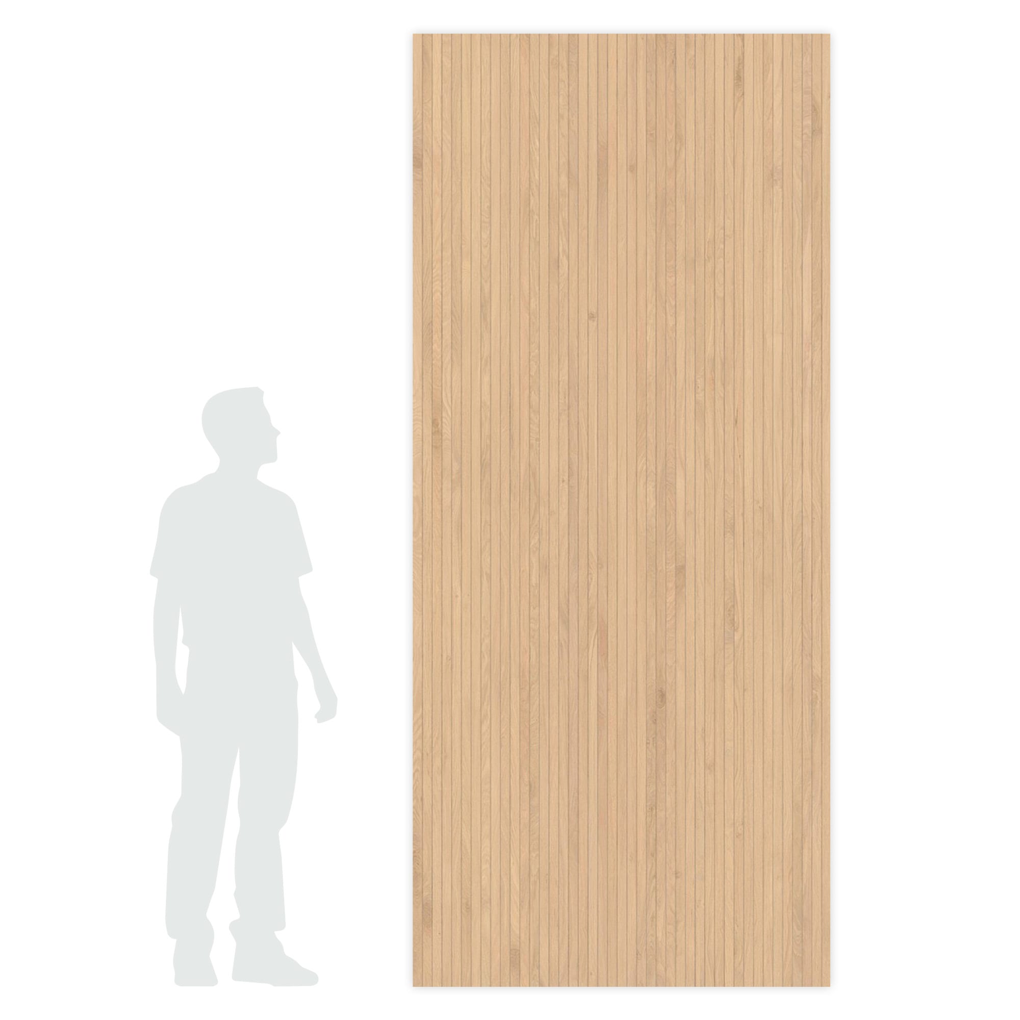 Carrelage effet Parquet Bois Chêne Luce Linea 278x120x0,6 cm Mat Cedrano - Mur intérieur