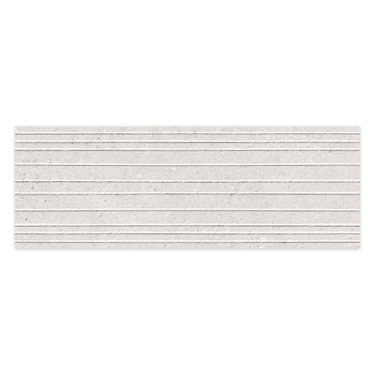 Carrelage effet Béton 3D Gris Silver Linea 100x33,3x0,98 cm Arvelis - Mur intérieur