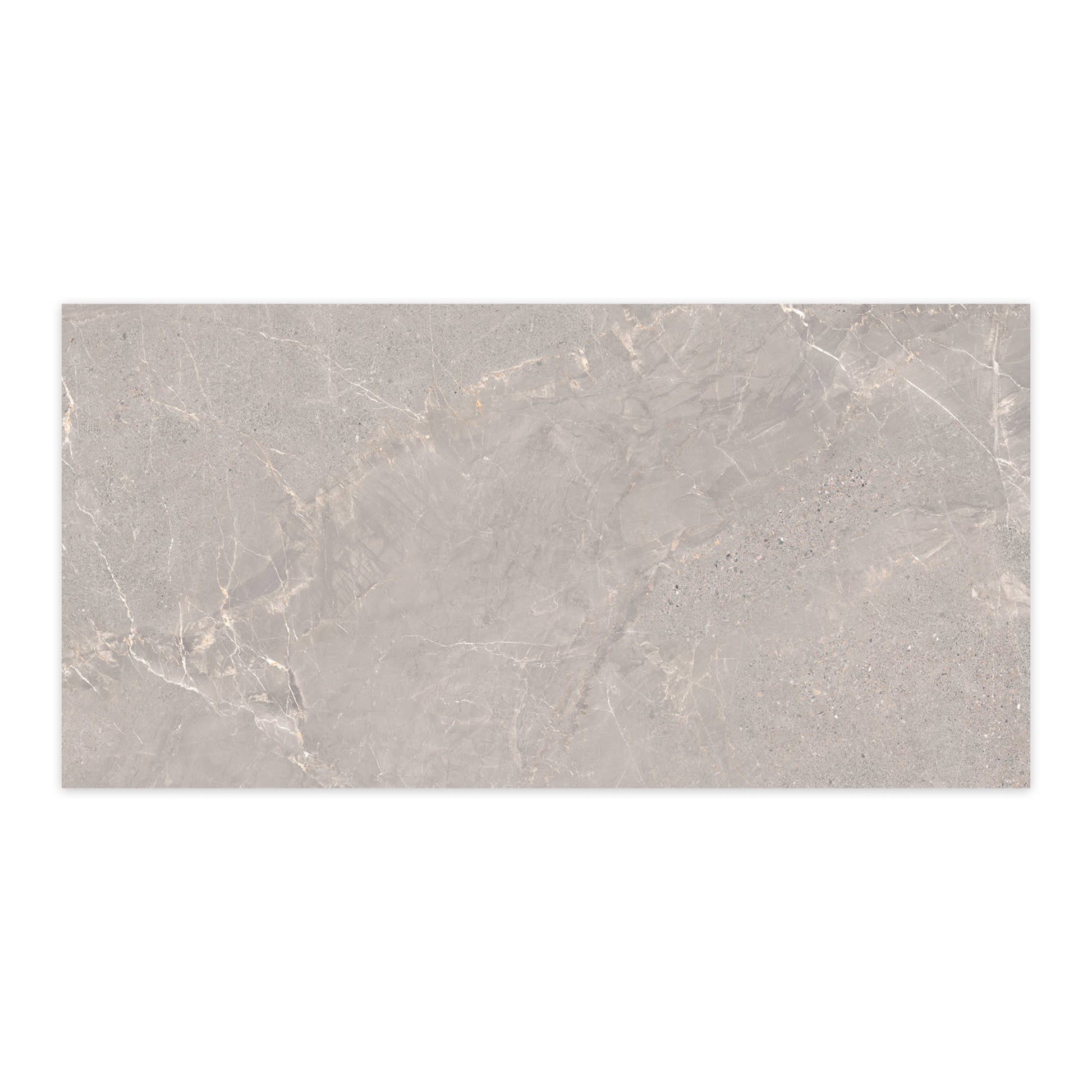 Carrelage effet Pierre Gris Silver 120x60x0,9 cm In&Out Torvane - Sol et mur intérieur et Sol extérieur