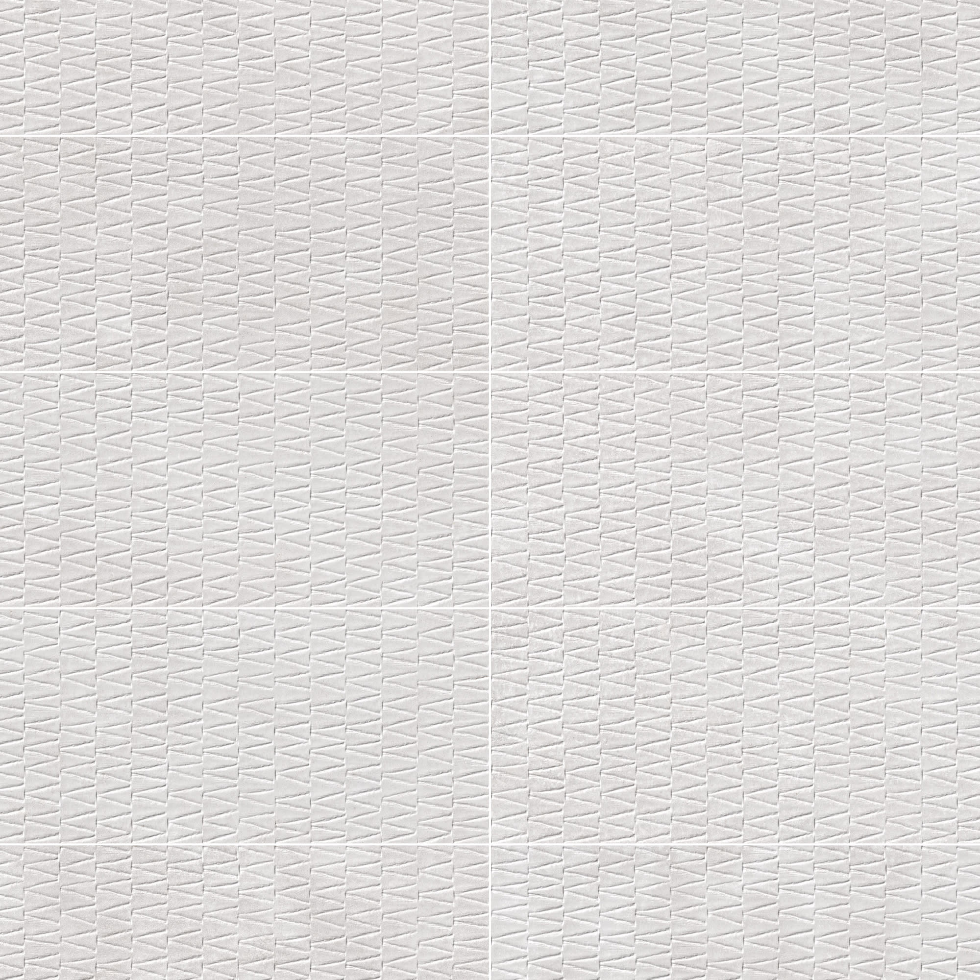 Carrelage effet Béton 3D Gris Cendré 90x32x1,05 cm Sorelan - Mur intérieur