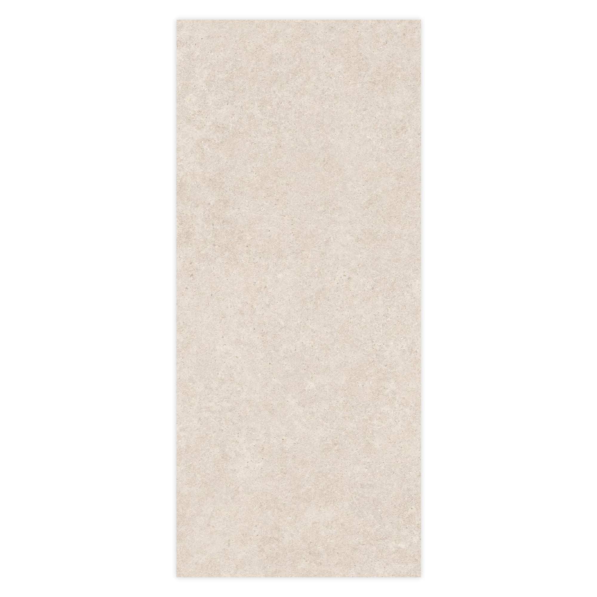 Carrelage effet Pierre Calcaire Blanc Craie 278x120x0,6 cm Mat Domella - Mur intérieur