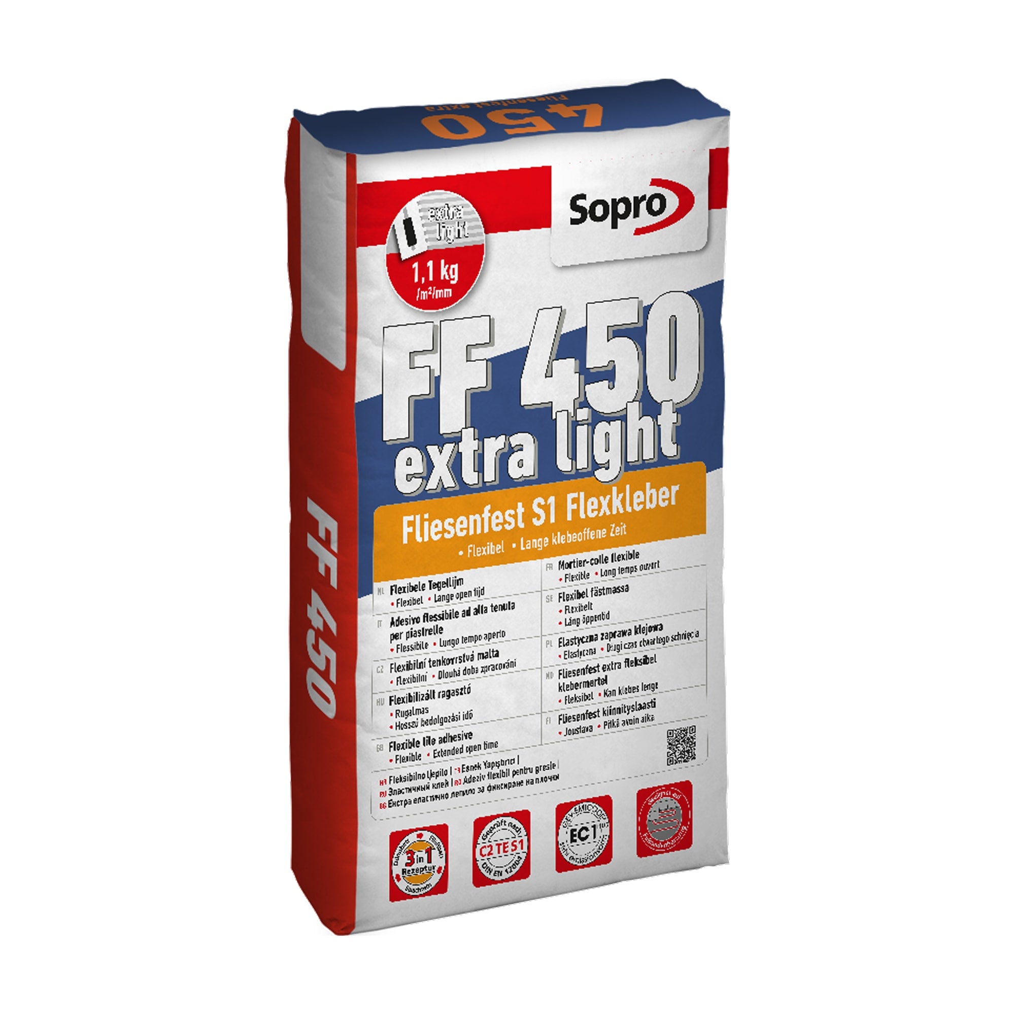 Colle carrelage intérieur - Sopro FF 450 - 20 kg