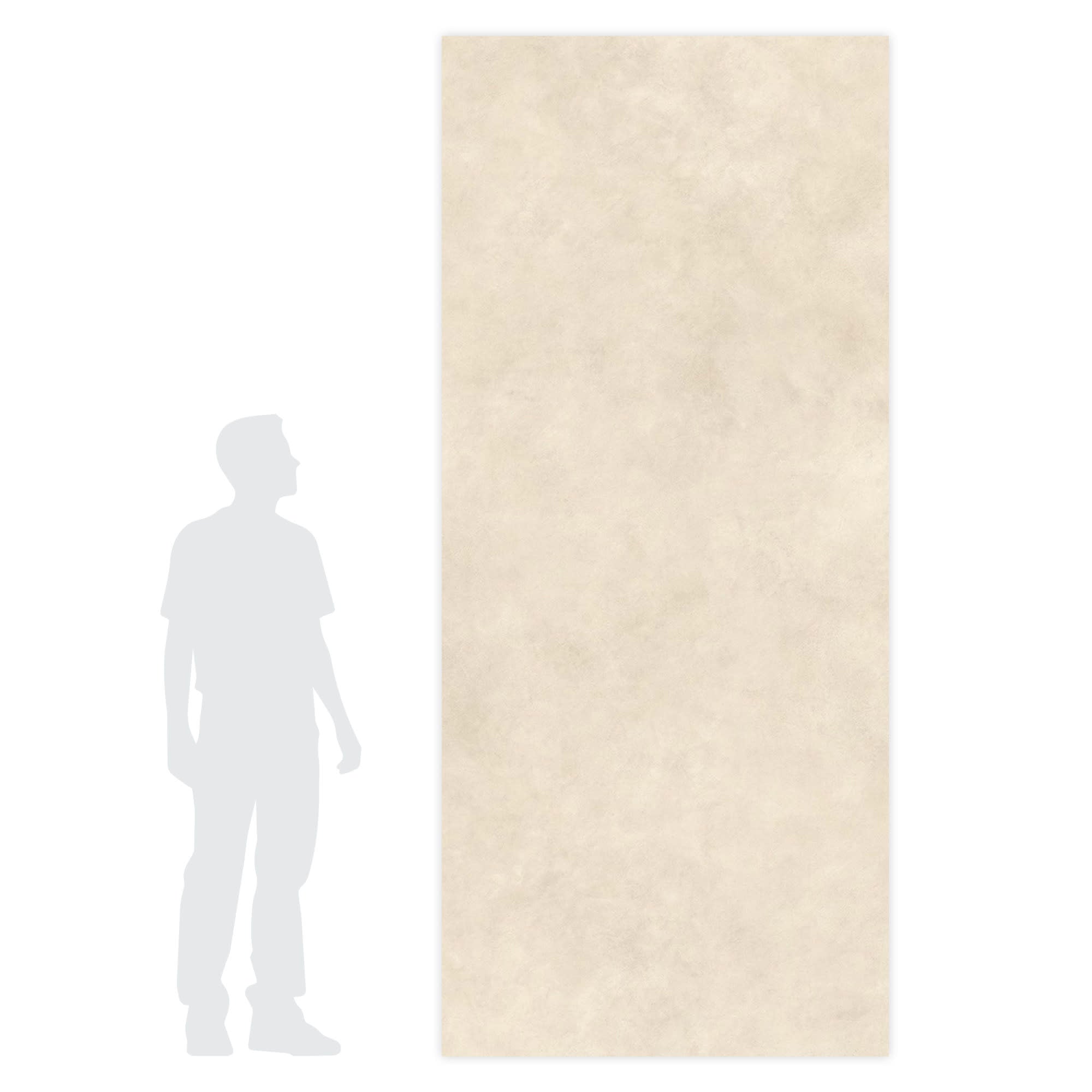 Carrelage effet Béton Beige Coquille 278x120x0,6 cm Mat Stavira - Mur intérieur