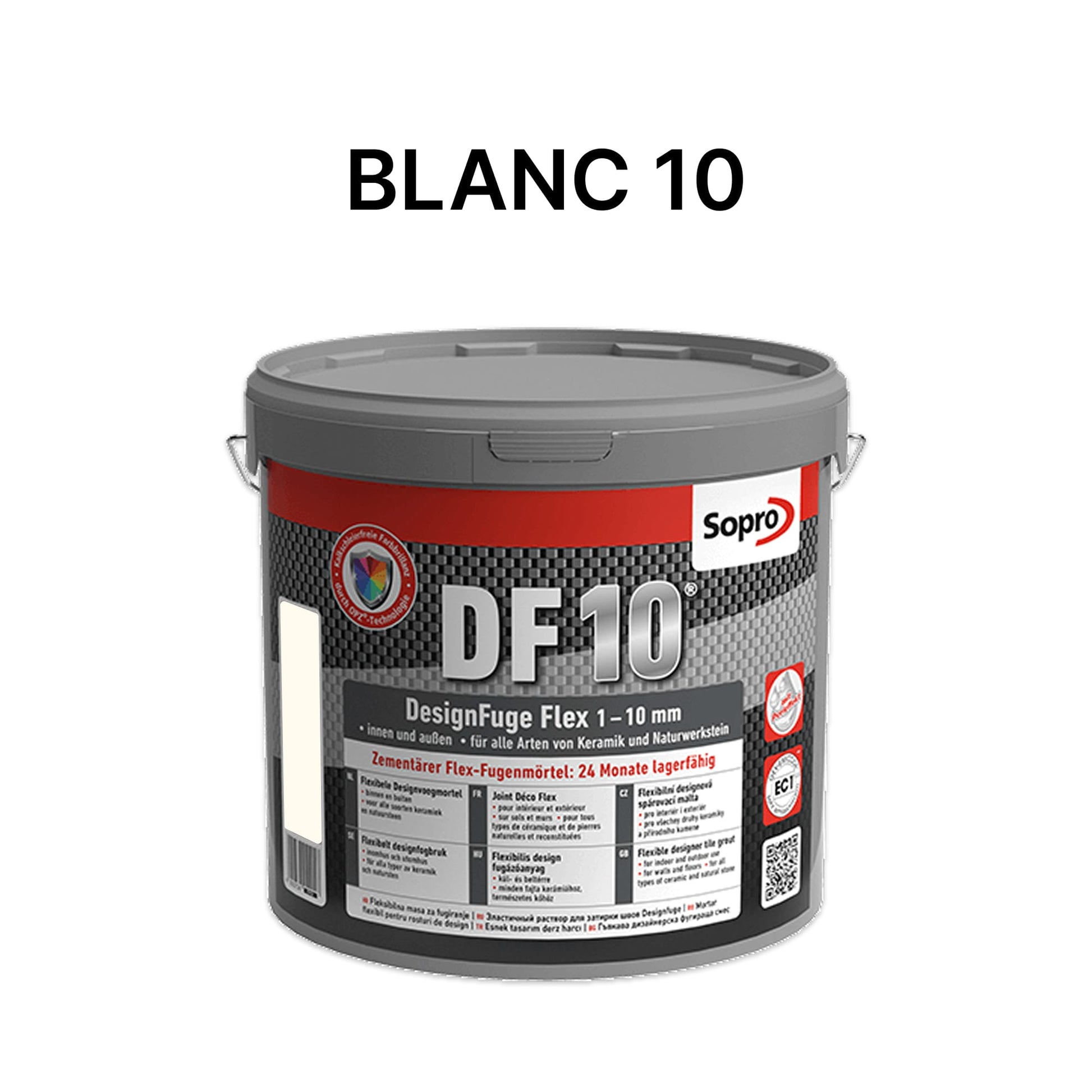 Joint carrelage salle de bains - 1 à 10 mm - Blanc 10 - Sopro DF 10 - 5 kg