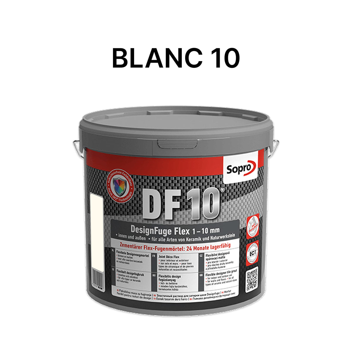 Joint carrelage salle de bains - 1 à 10 mm - Blanc 10 - Sopro DF 10 - 5 kg