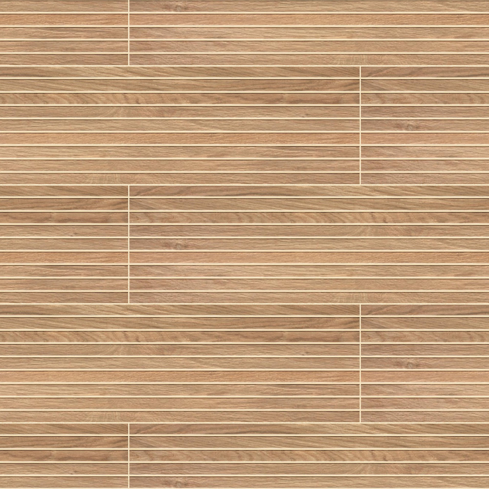 Carrelage effet Bois Chêne Nature Stripe 90x22,5x0,95 cm Mat Olmero - Mur intérieur