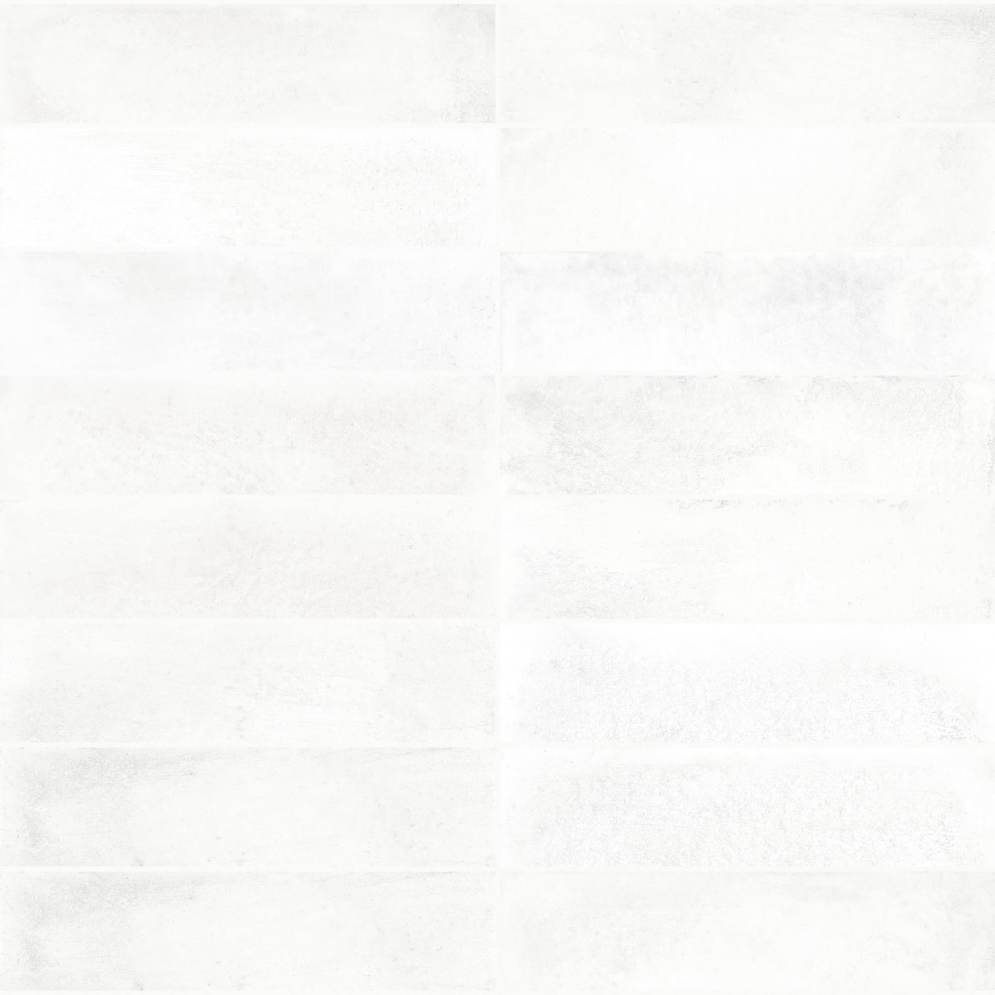 Carrelage effet Zellige Blanc 24,6x6x0,85 cm Montel - Mur intérieur