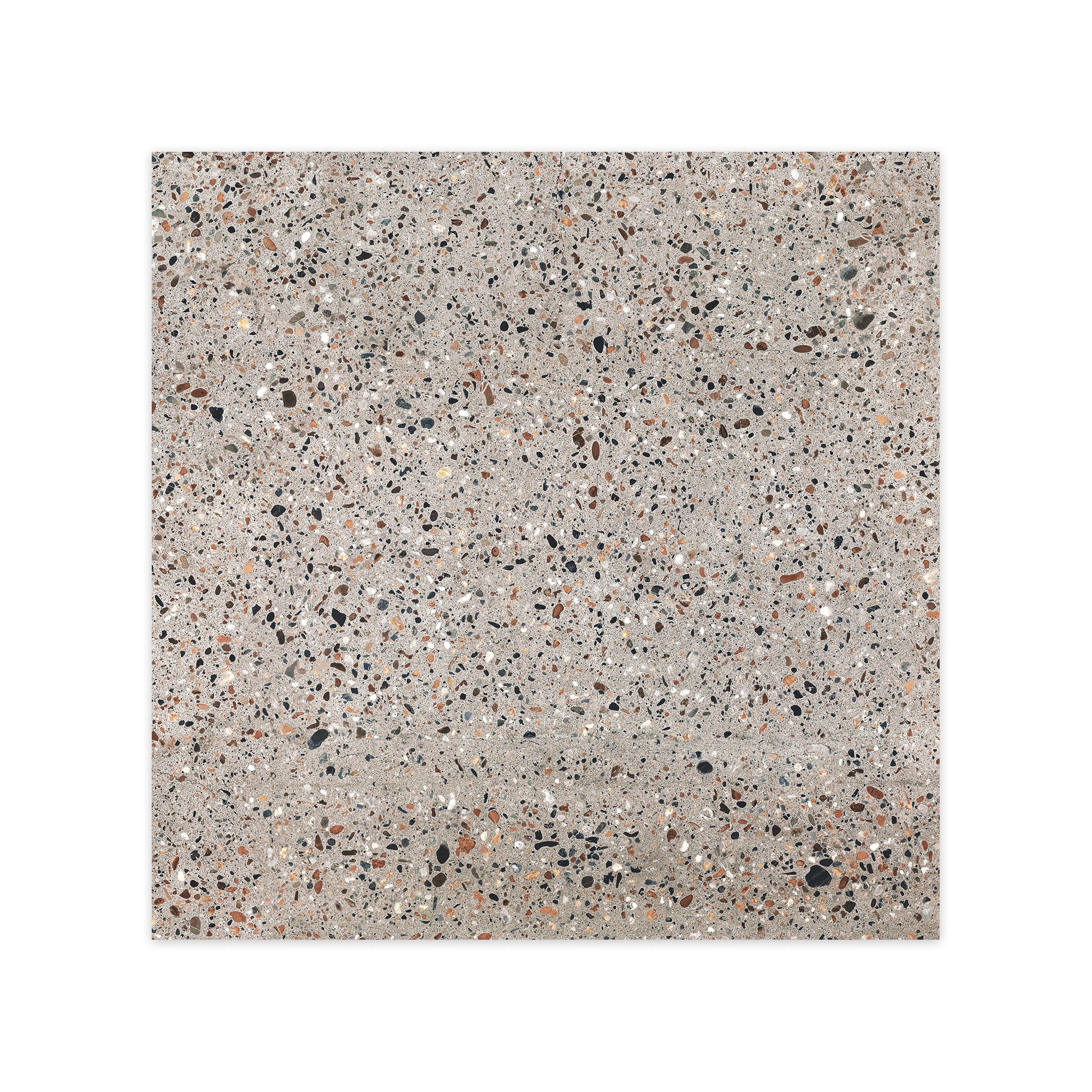 Carrelage Vintage effet Terrazzo Multicolore 60x60x0,9 cm Tervana - Sol et mur intérieur