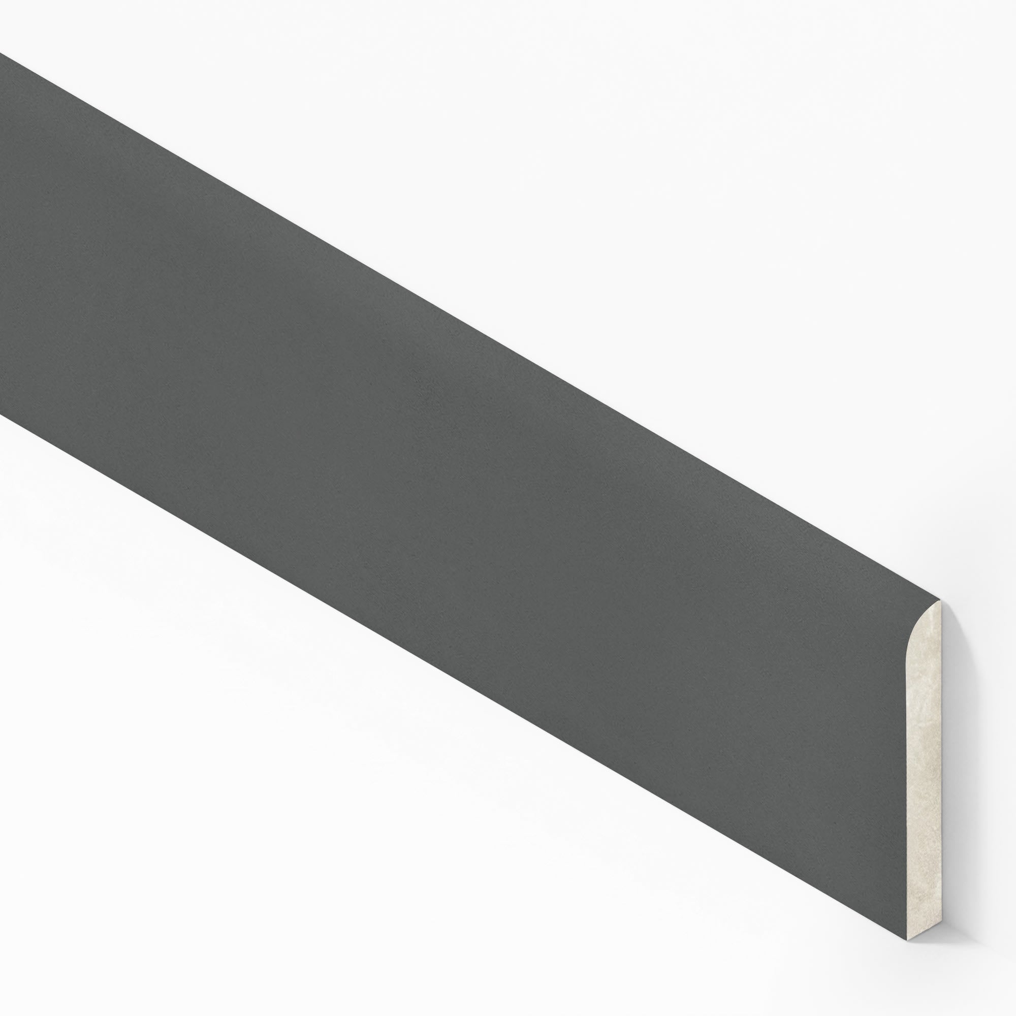 Plinthe carrelage effet Béton Gris Nuit 60x7,2 cm Mat Montera